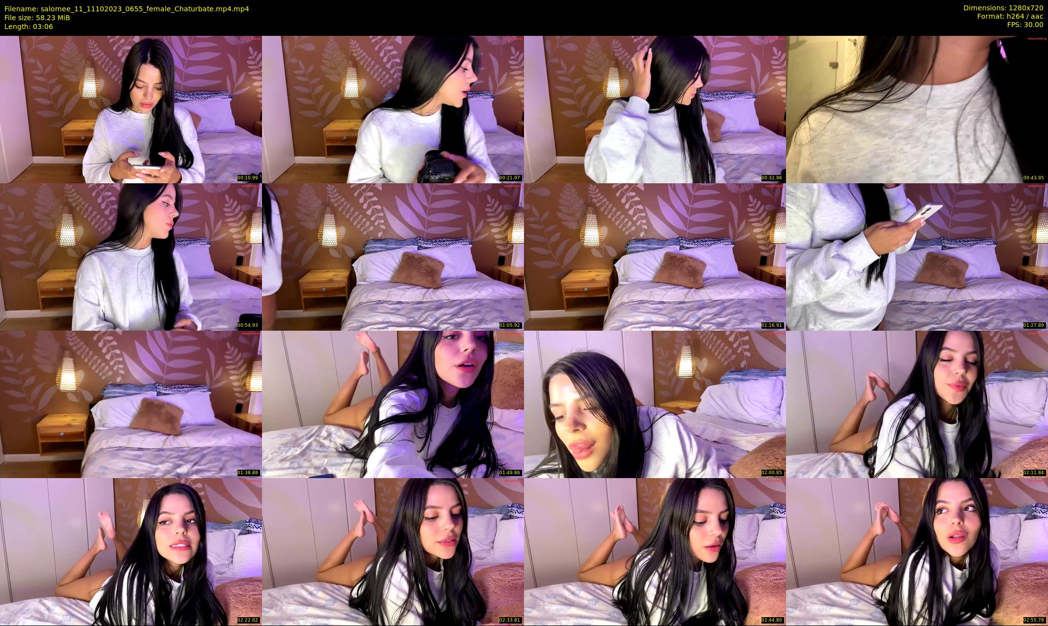 salomee_11 — 4 minute Chaturbate female cam show recording, 720p, Oct 11, 2023