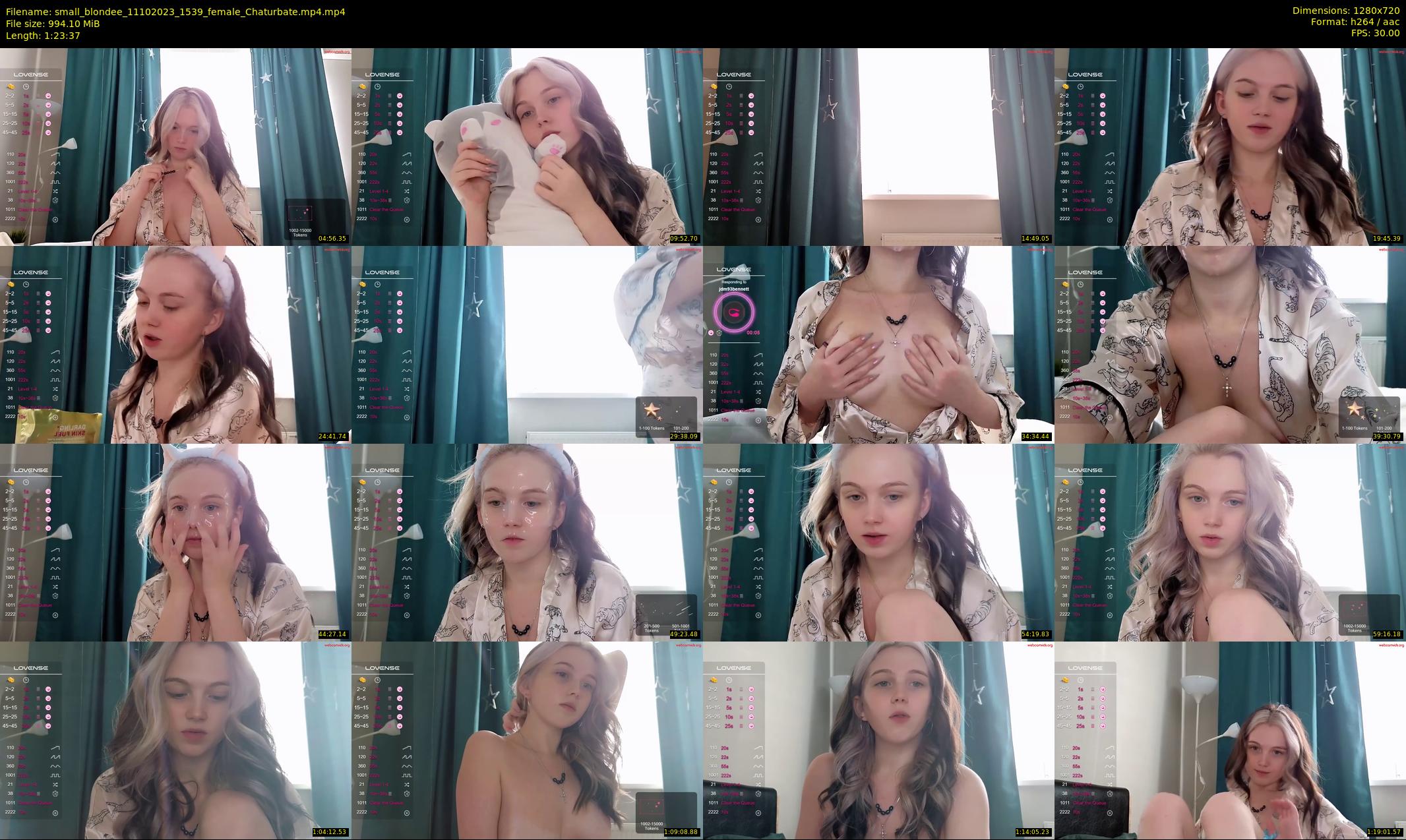 small_blondee — 84 minute Chaturbate female cam show recording, 720p, Oct 11, 2023