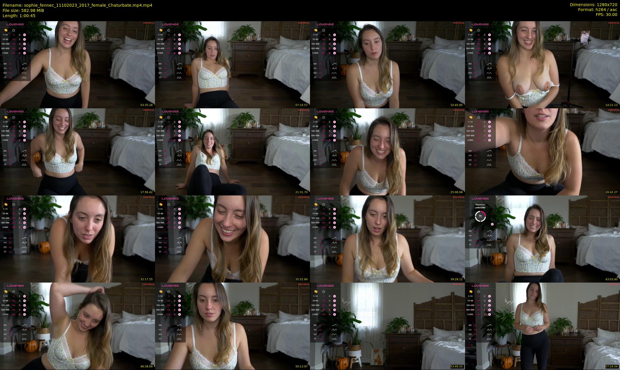 sophie_fennec — 61 minute Chaturbate female cam show recording, 720p, Oct 11, 2023