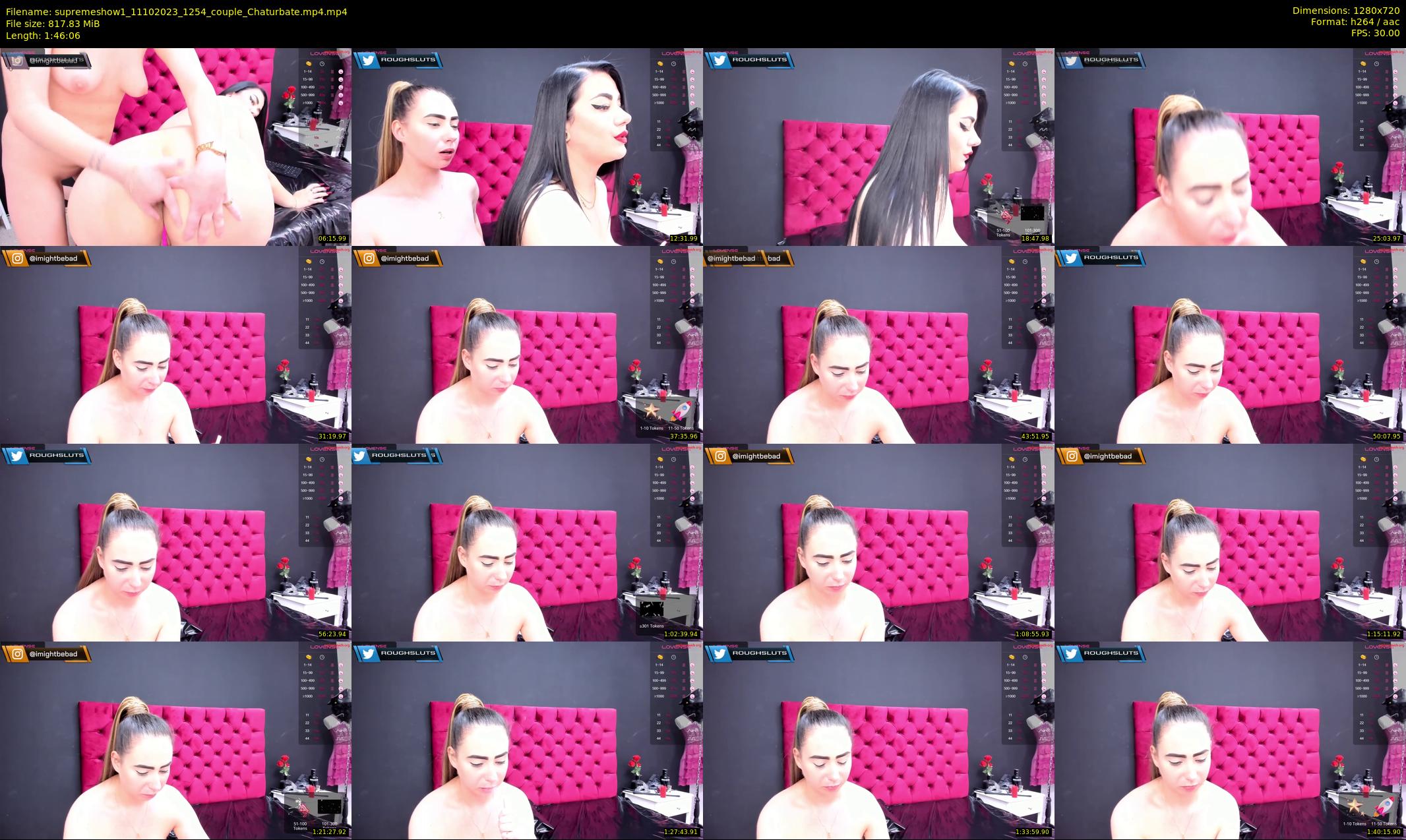 supremeshow1 — 107 minute Chaturbate couple cam show recording, 720p, Oct 11, 2023