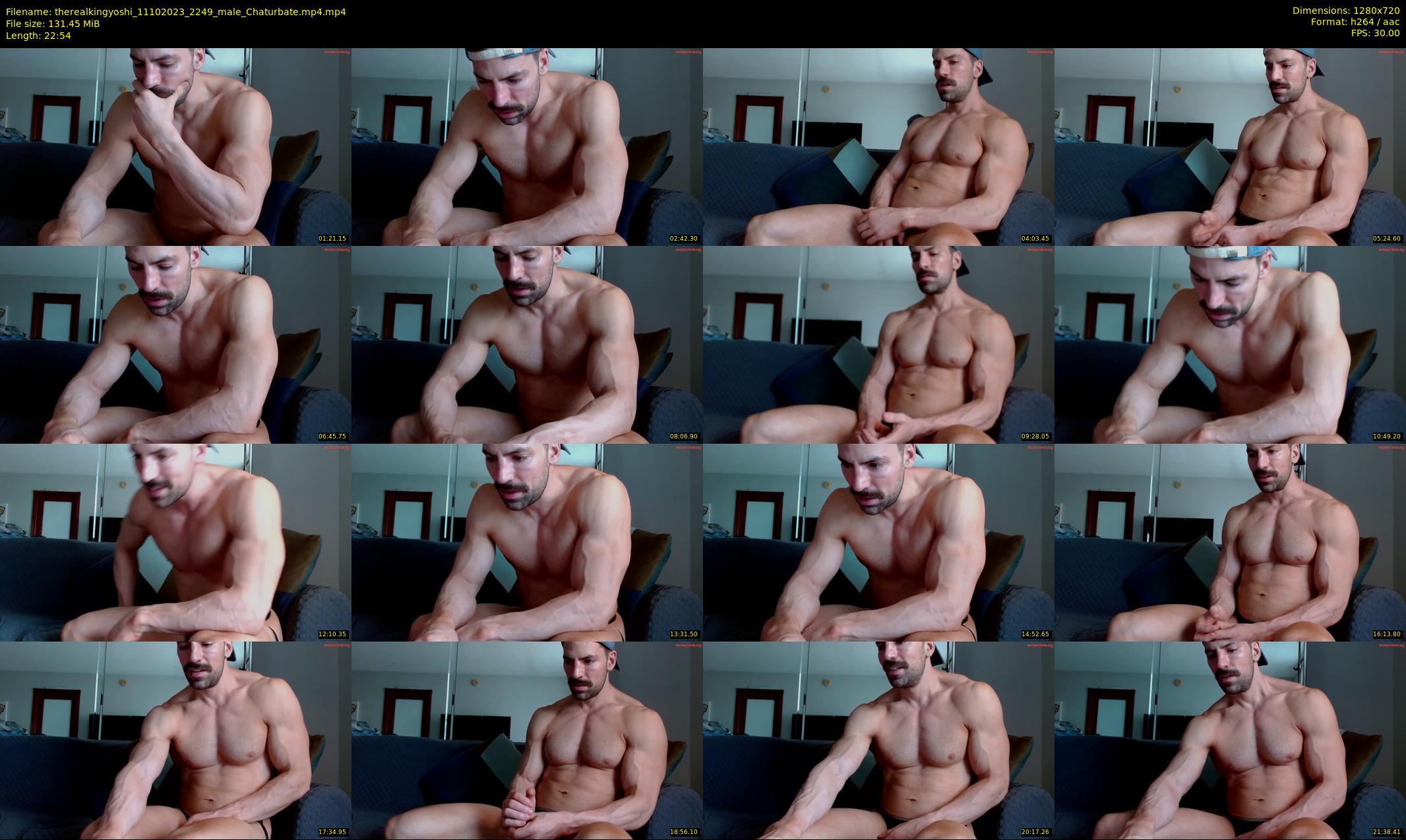 therealkingyoshi — 23 minute Chaturbate male cam show recording, 720p, Oct 11, 2023