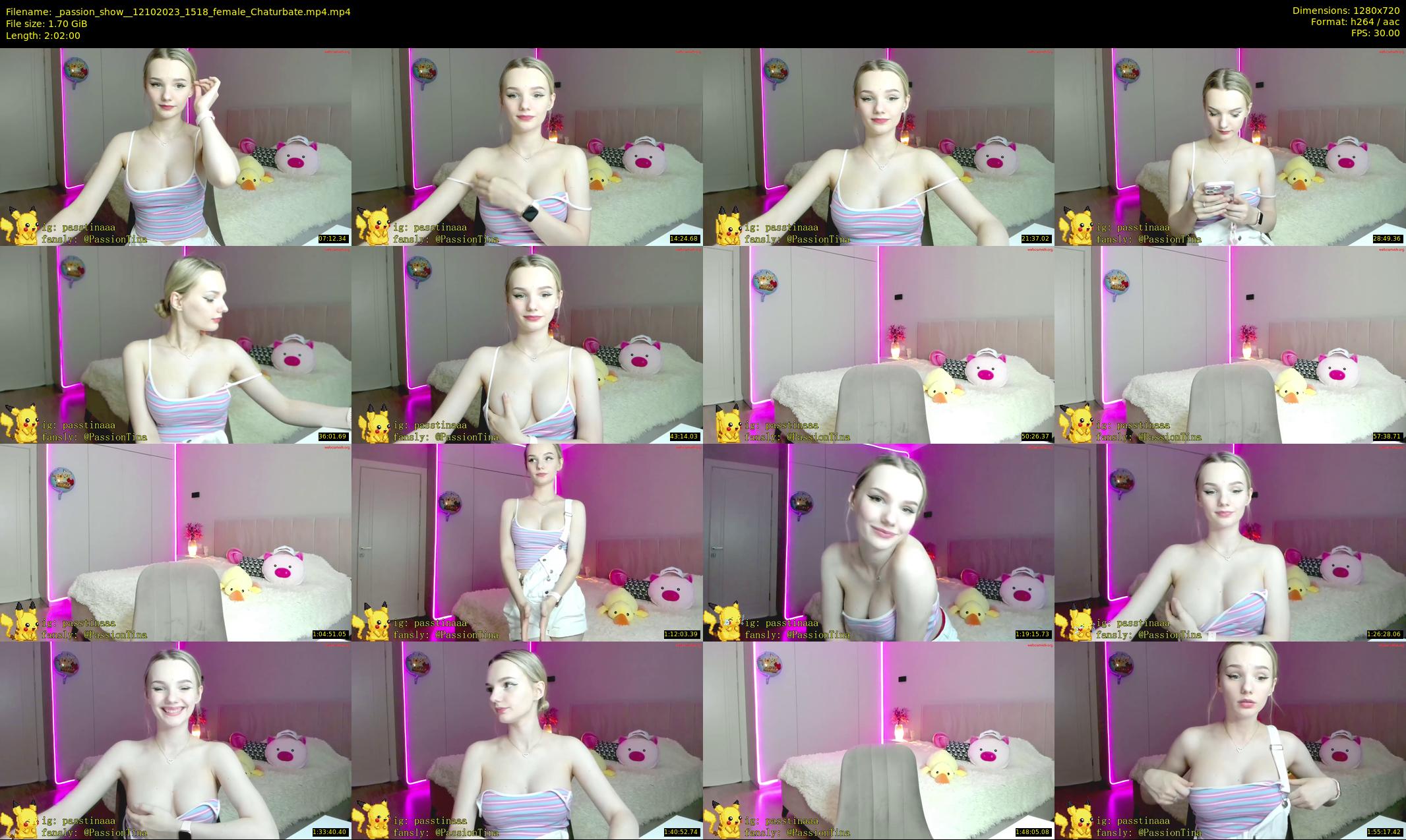 _passion_show_ — 122 minute Chaturbate couple cam show recording, 720p, Oct 12, 2023