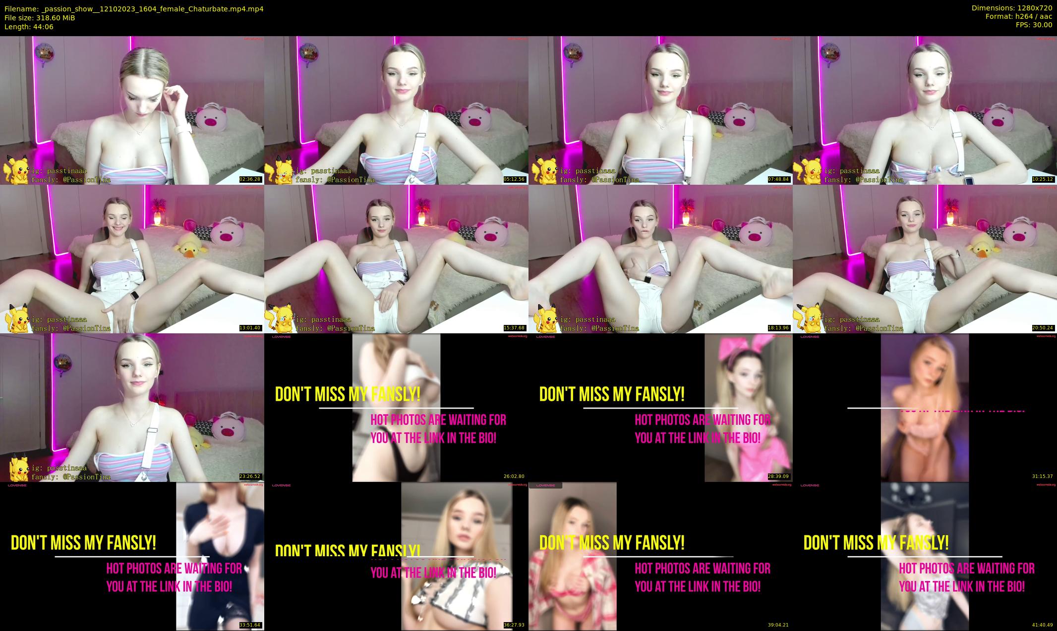 _passion_show_ — 45 minute Chaturbate couple cam show recording, 720p, Oct 12, 2023