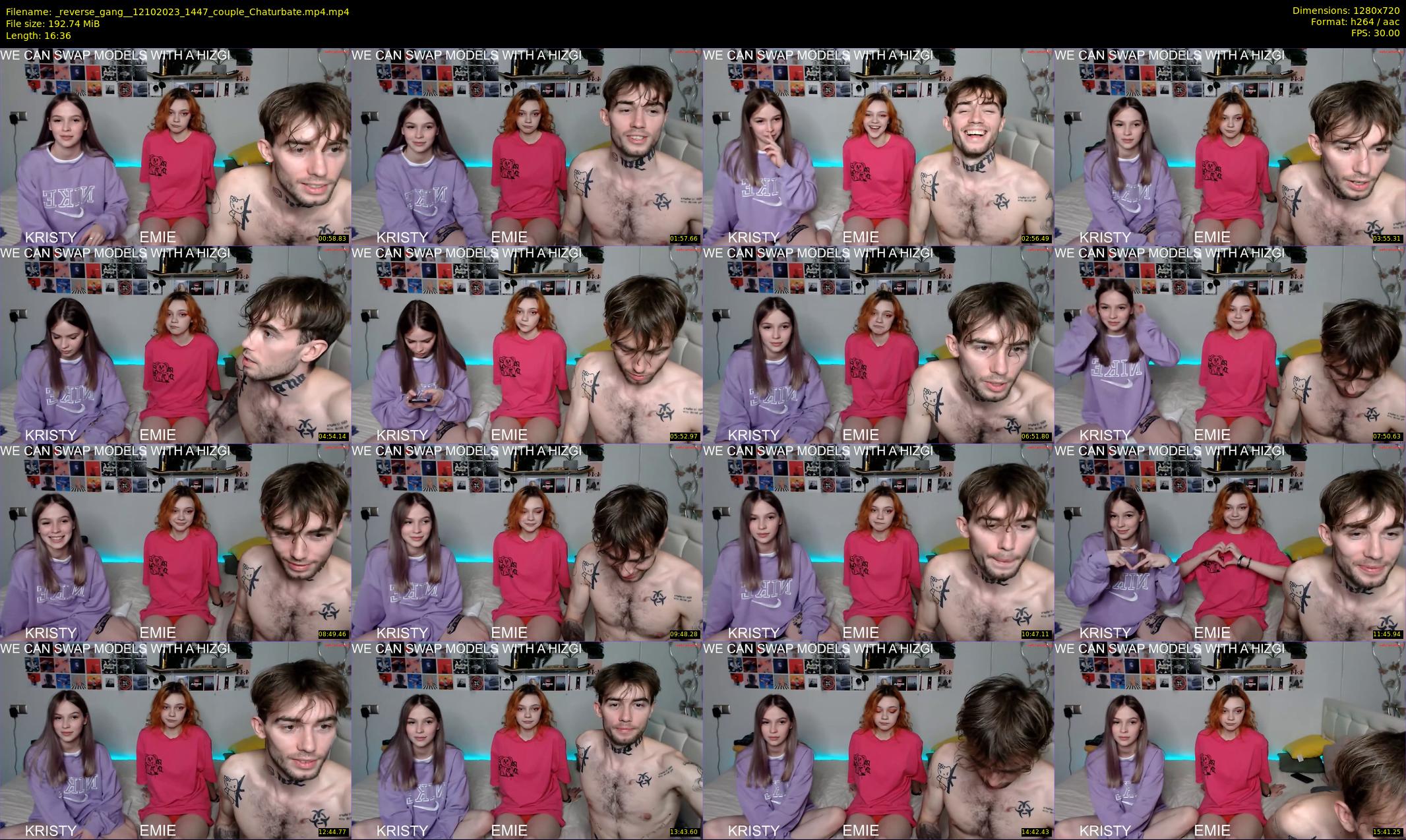 _reverse_gang_ — 17 minute Chaturbate couple cam show recording, 720p, Oct 12, 2023