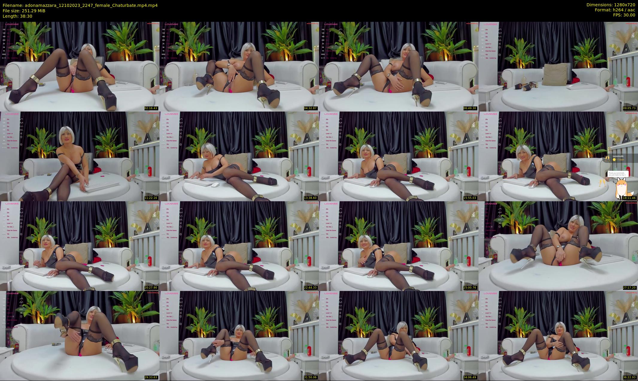 adonamazzara — 39 minute Chaturbate female cam show recording, 720p, Oct 12, 2023