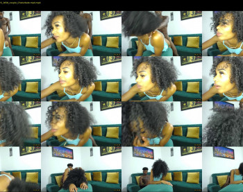 afro_happy__06 — 5 minute Chaturbate couple cam show recording, 720p, Oct 12, 2023