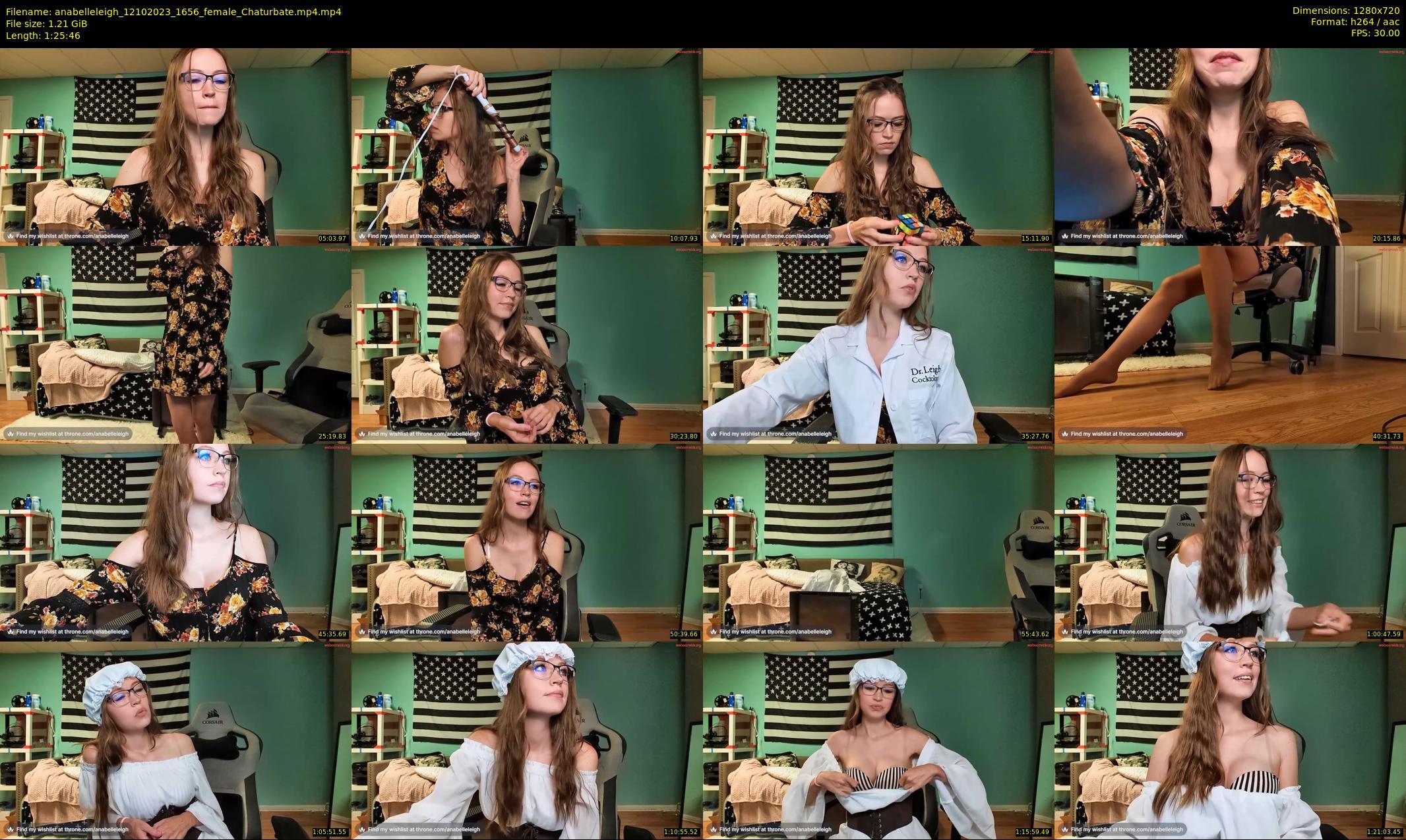 anabelleleigh — 86 minute Chaturbate female cam show recording, 720p, Oct 12, 2023