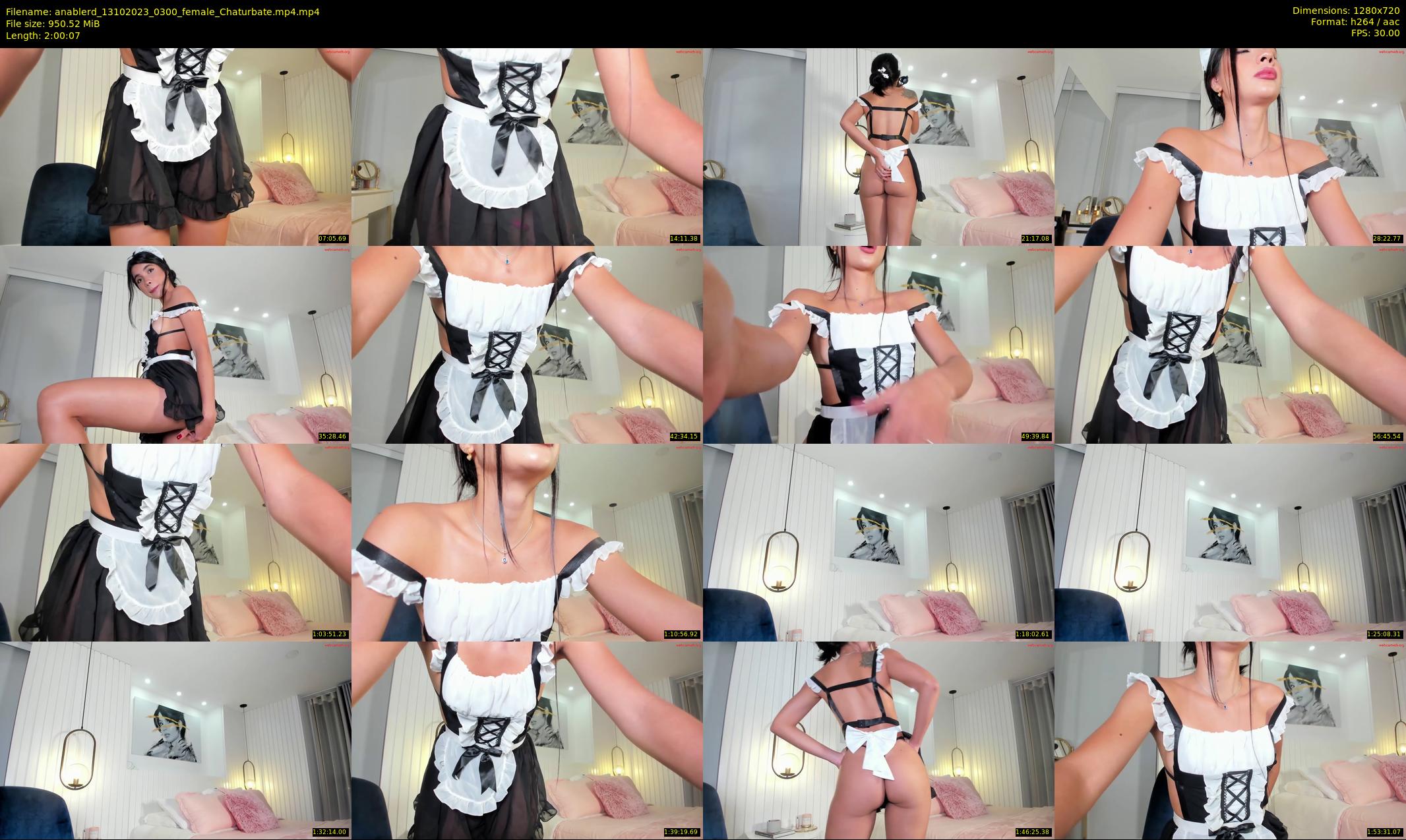 anablerd — 121 minute Chaturbate female cam show recording, 720p, Oct 13, 2023
