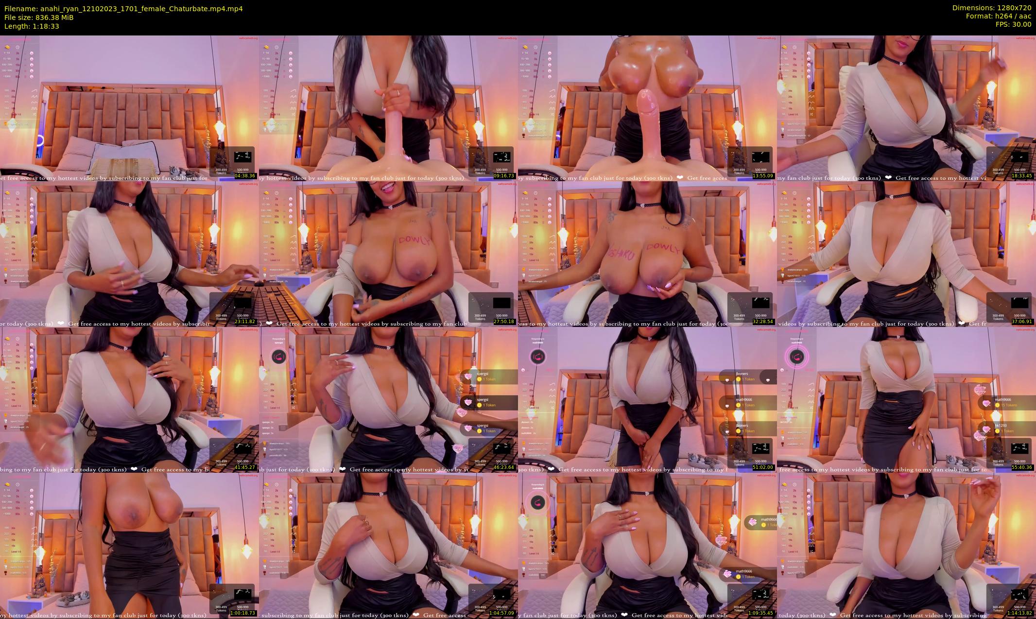 anahi_ryan — 79 minute Chaturbate female cam show recording, 720p, Oct 12, 2023