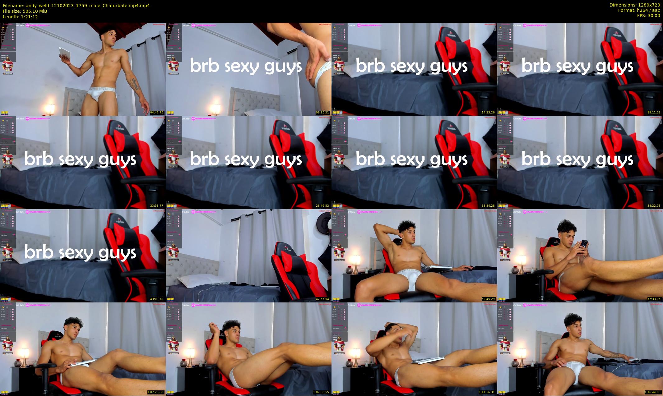 andy_weld — 82 minute Chaturbate male cam show recording, 720p, Oct 12, 2023