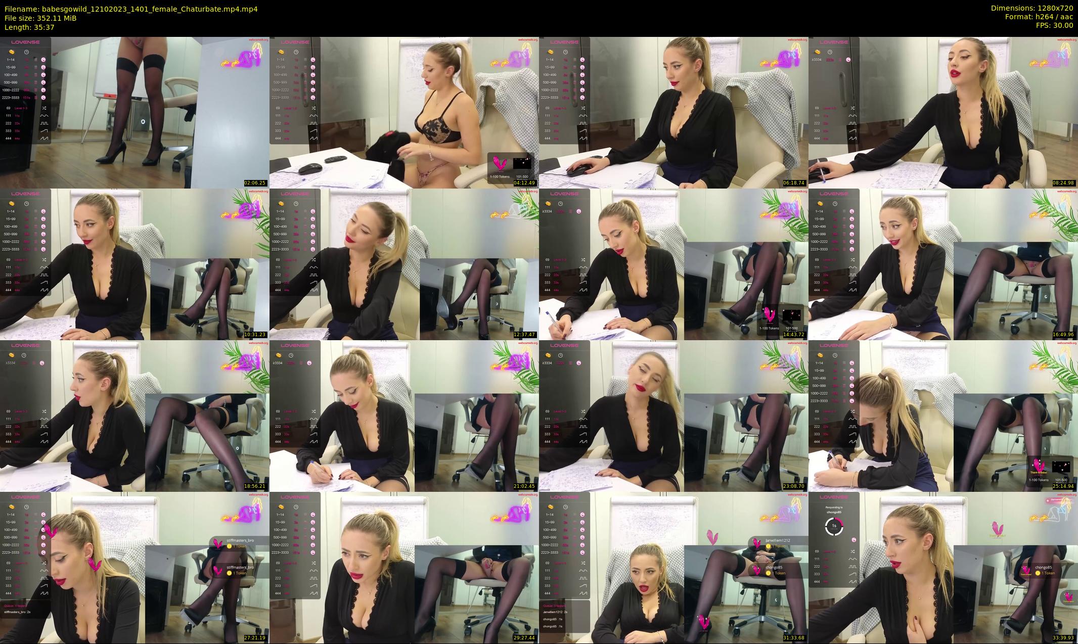babesgowild — 36 minute Chaturbate couple cam show recording, 720p, Oct 12, 2023