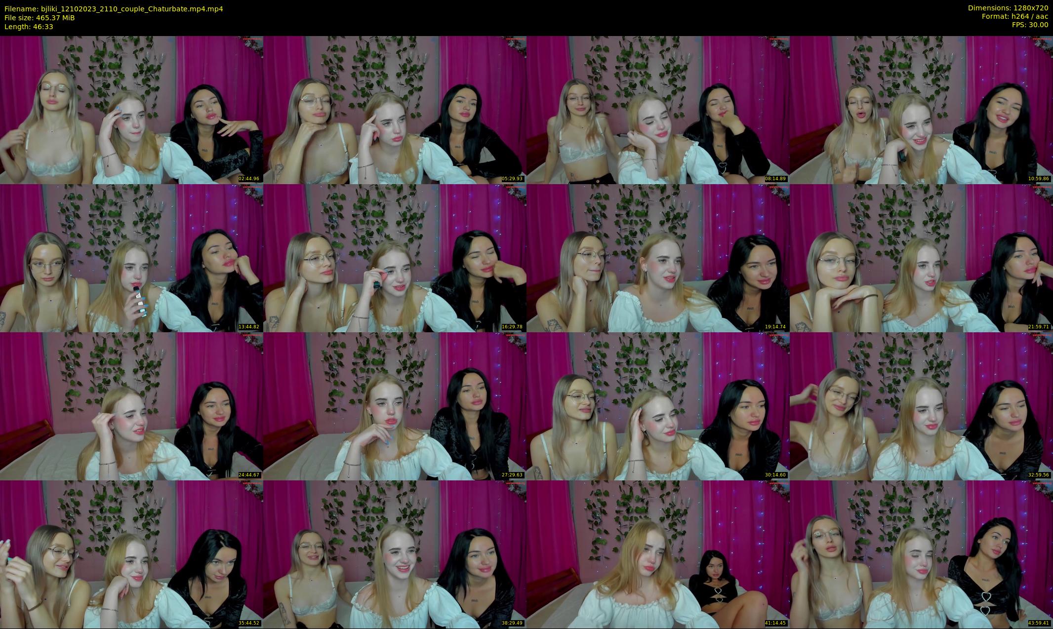 bjliki — 47 minute Chaturbate couple cam show recording, 720p, Oct 12, 2023