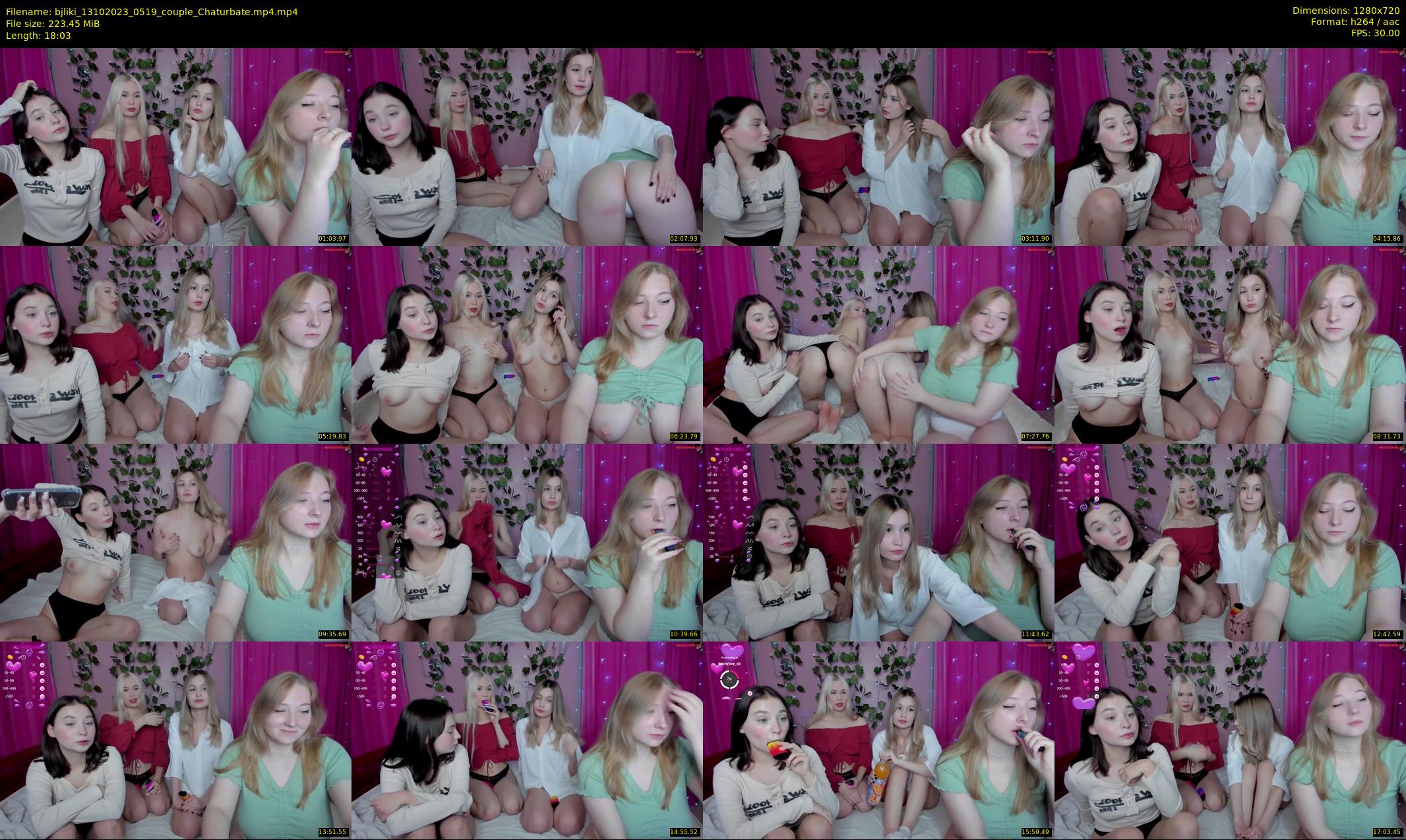 bjliki — 19 minute Chaturbate couple cam show recording, 720p, Oct 13, 2023