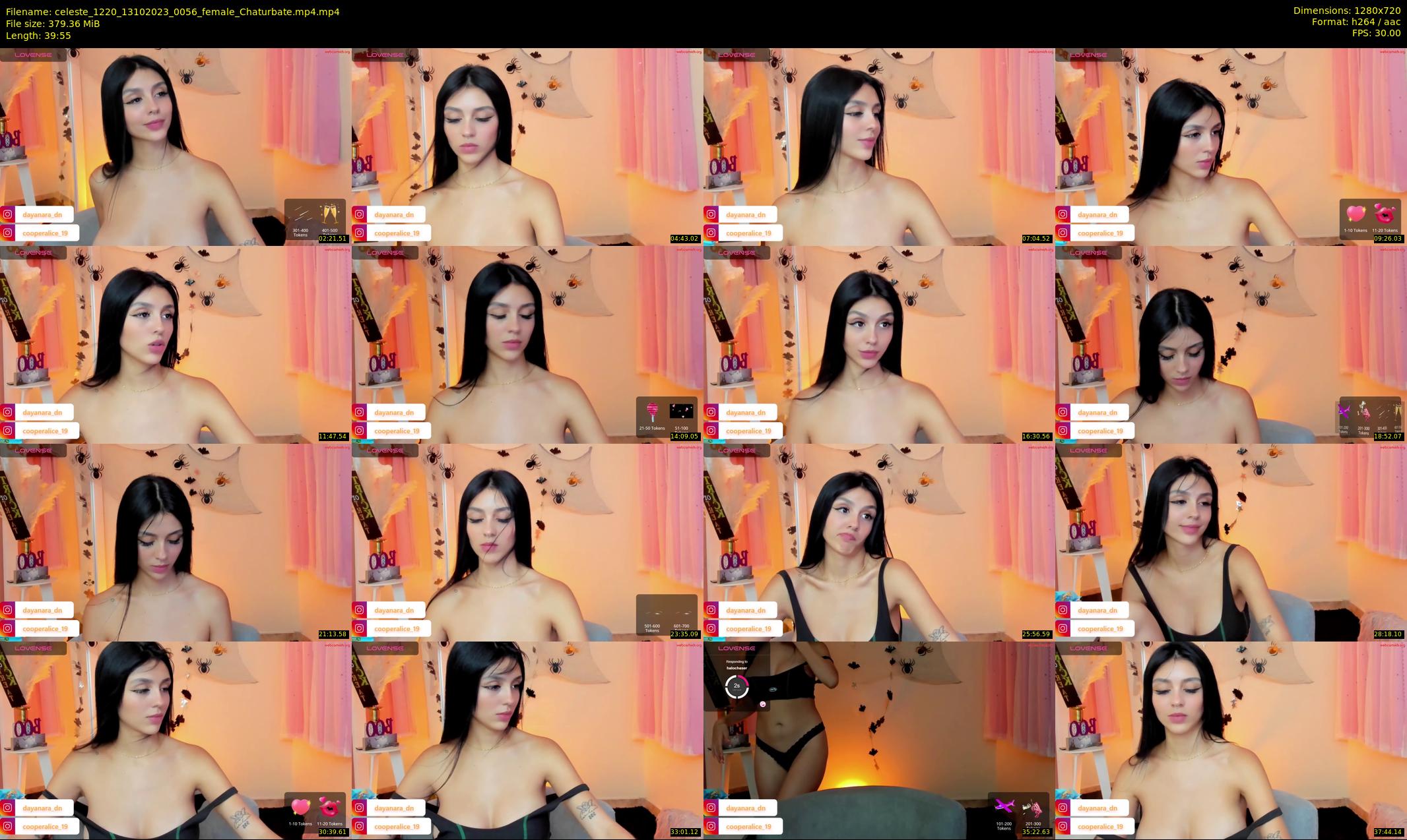 celeste_1220 — 40 minute Chaturbate female cam show recording, 720p, Oct 13, 2023