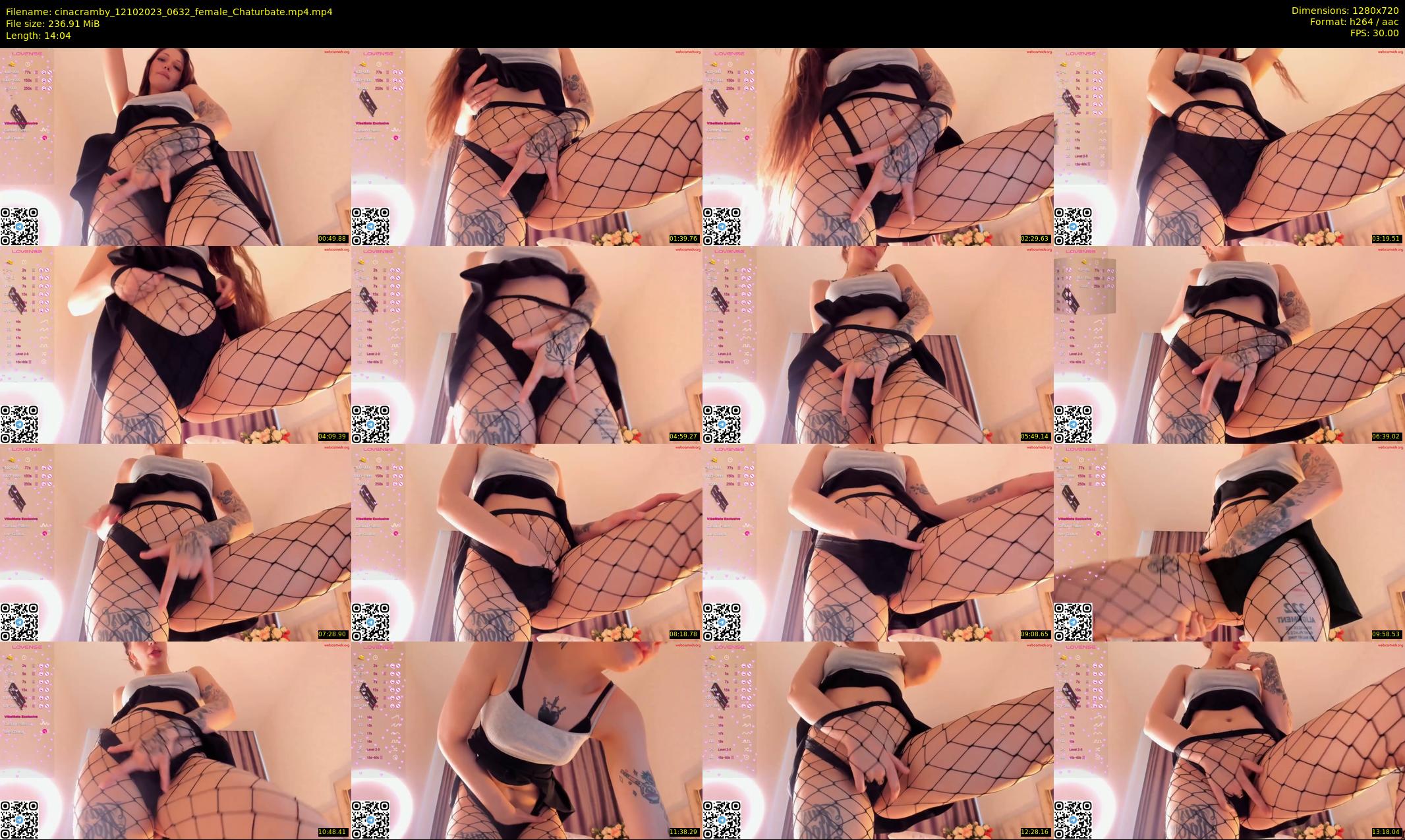 cinacramby — 15 minute Chaturbate female cam show recording, 720p, Oct 12, 2023