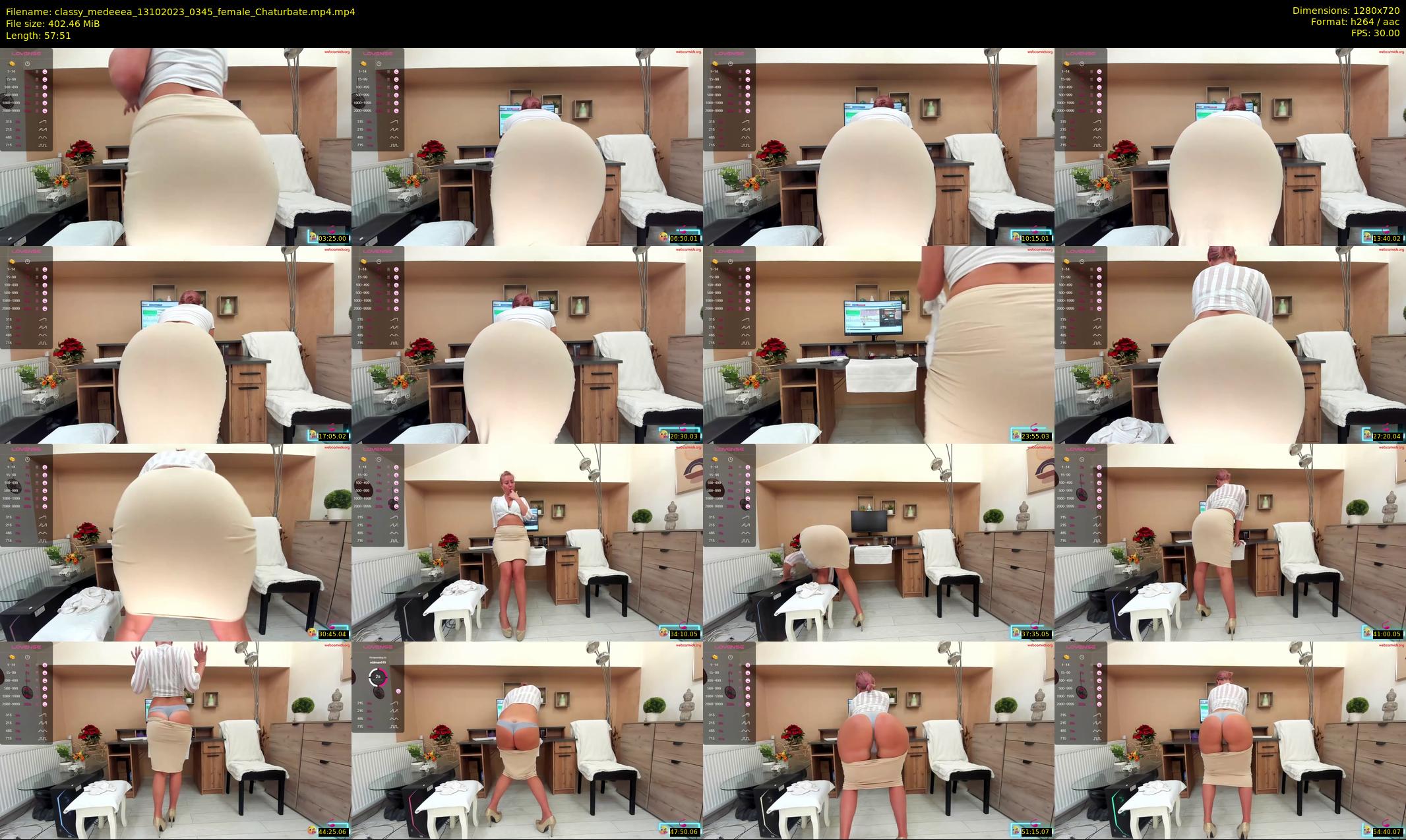 classy_medeeea — 58 minute Chaturbate female cam show recording, 720p, Oct 13, 2023