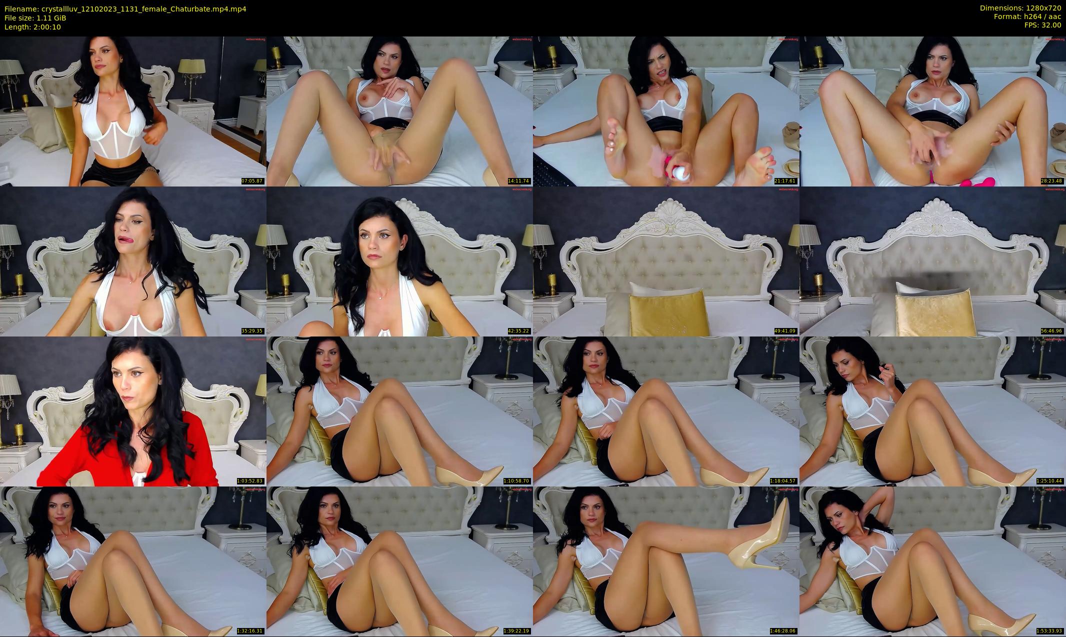 crystallluv — 121 minute Chaturbate female cam show recording, 720p, Oct 12, 2023