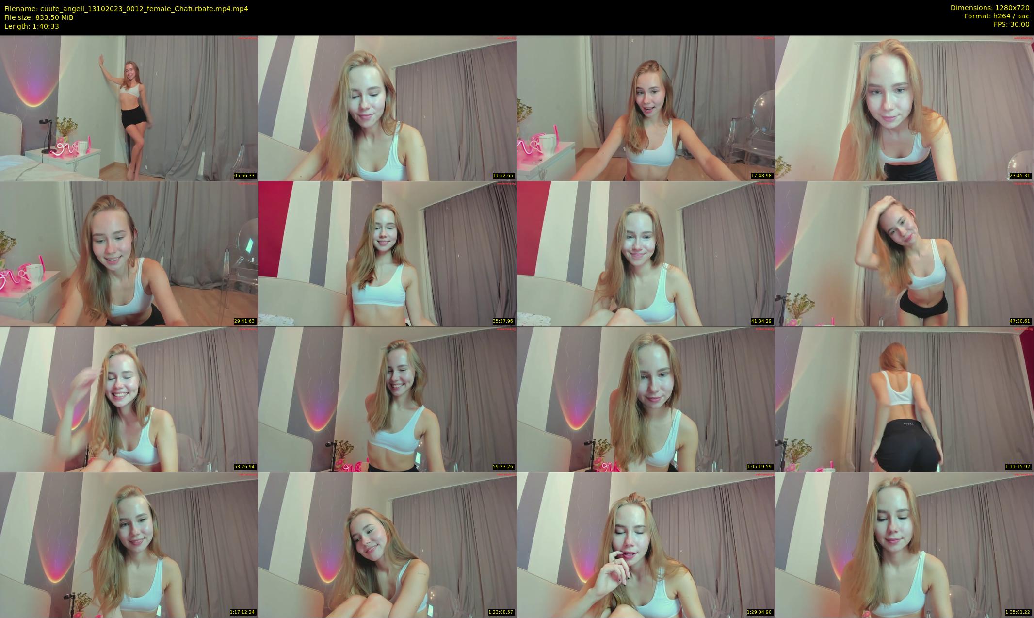 cuute_angell — 101 minute Chaturbate female cam show recording, 720p, Oct 13, 2023