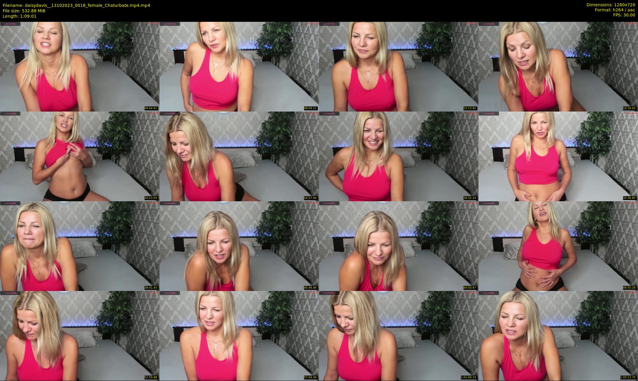 daisydavis_ — 70 minute Chaturbate female cam show recording, 720p, Oct 13, 2023