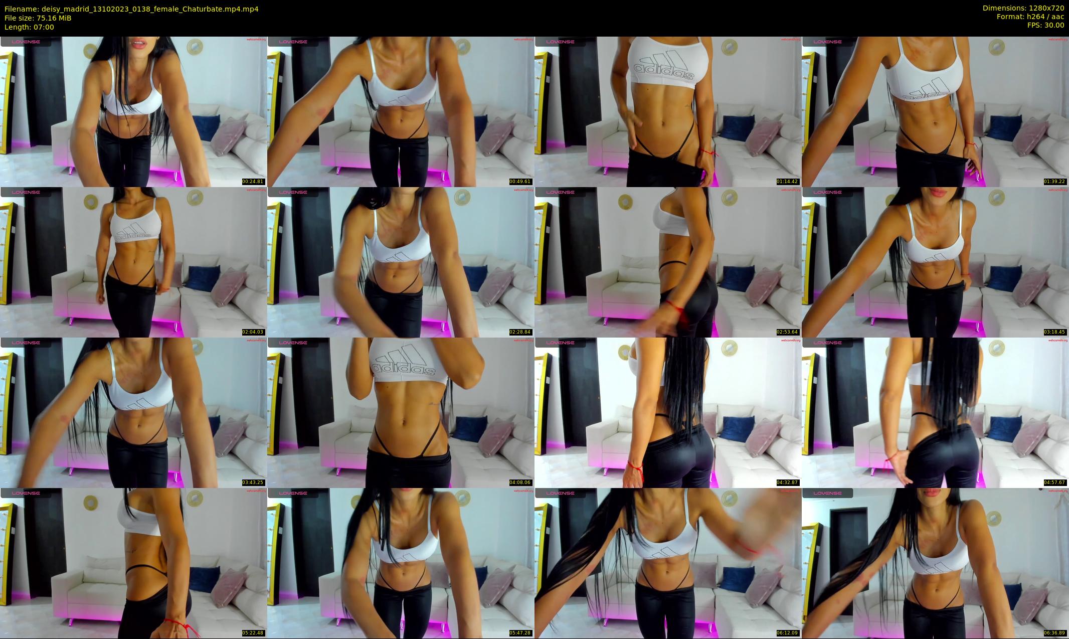 deisy_madrid — 7 minute Chaturbate female cam show recording, 720p, Oct 13, 2023