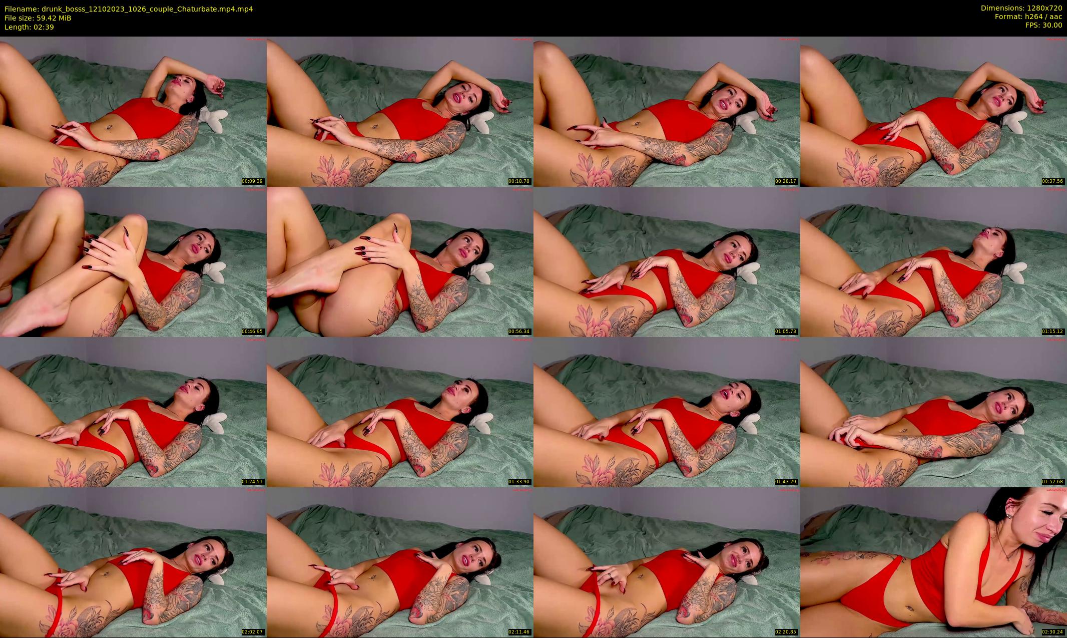 drunk_bosss — 3 minute Chaturbate couple cam show recording, 720p, Oct 12, 2023