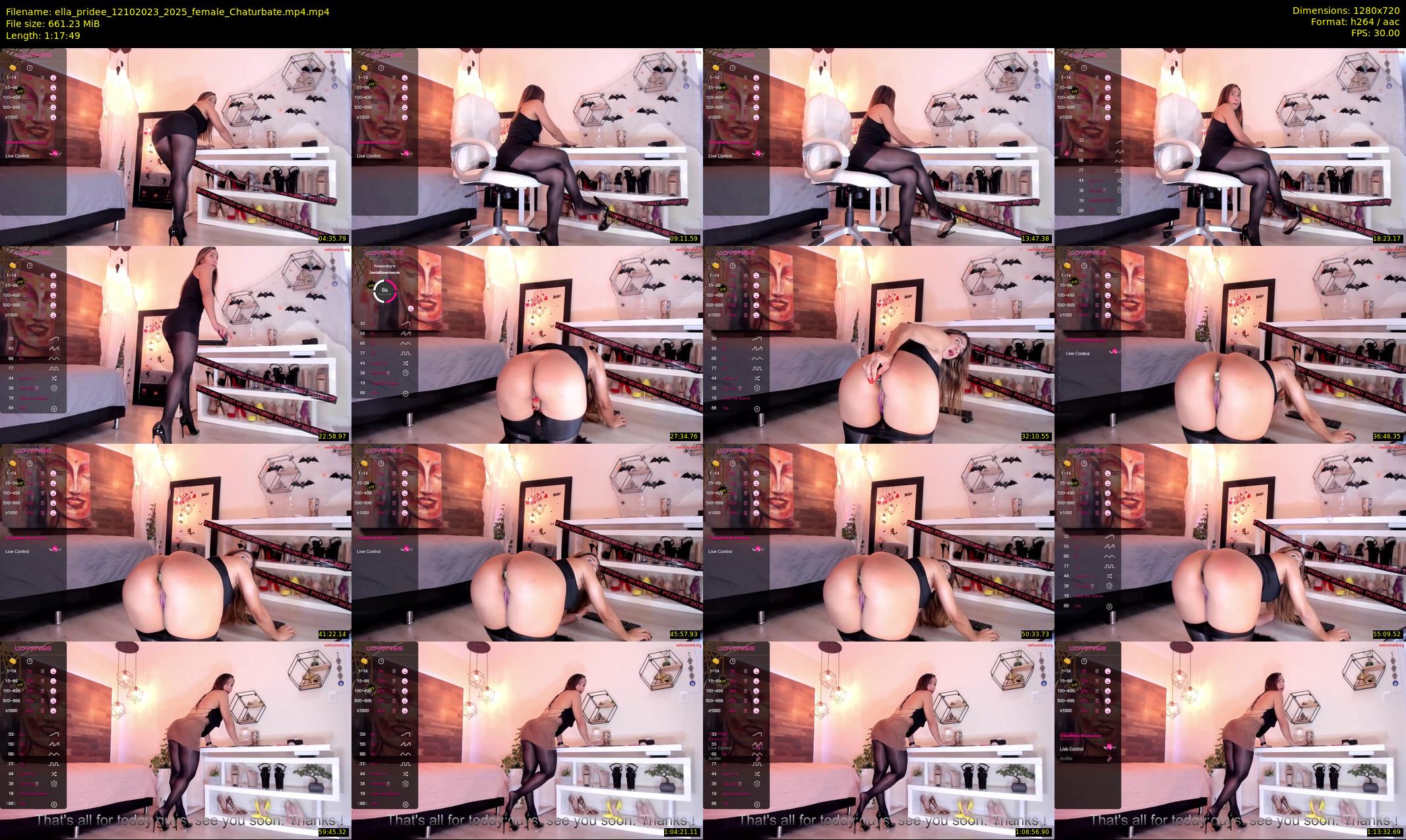 ella_pridee — 78 minute Chaturbate female cam show recording, 720p, Oct 12, 2023