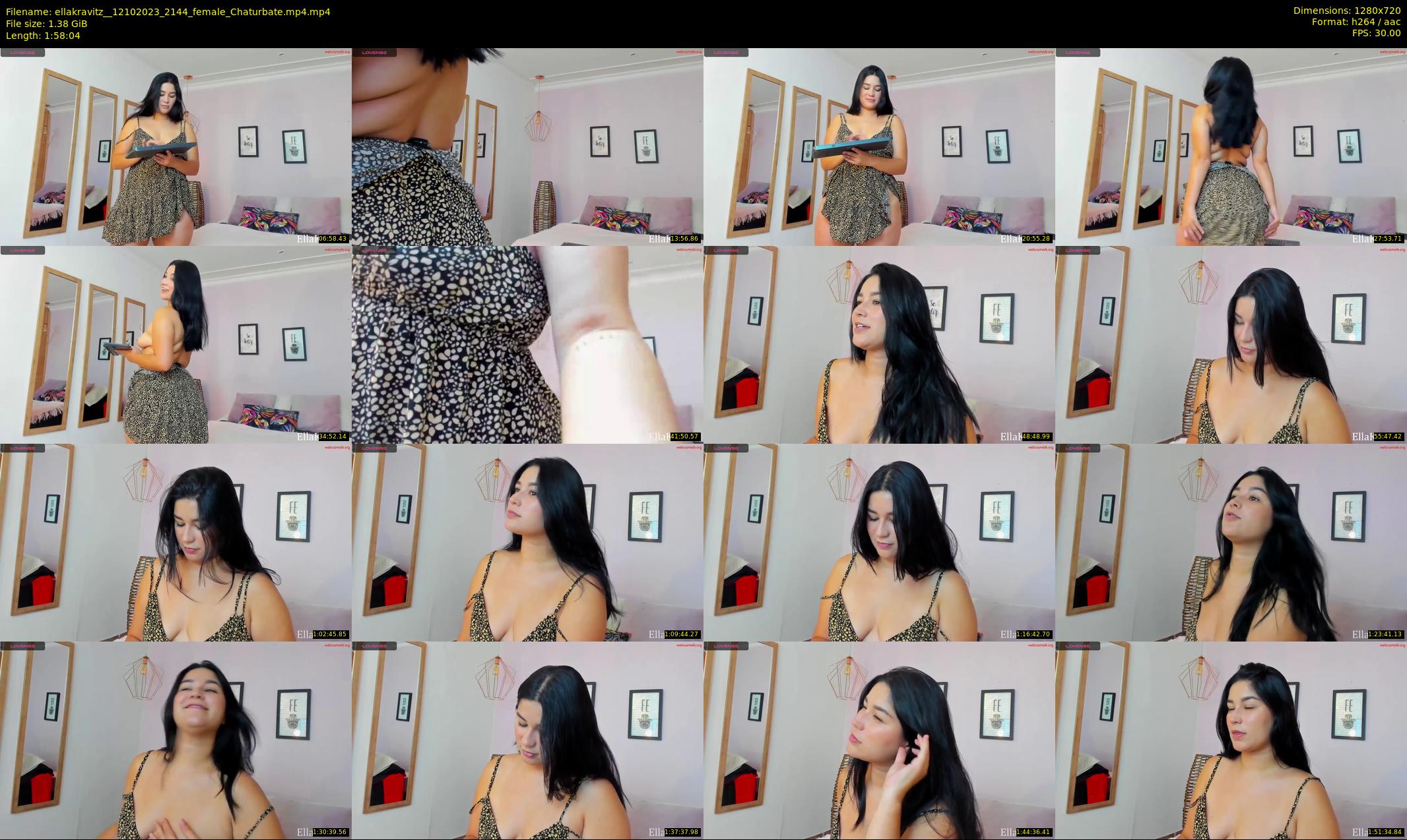 ellakravitz_ — 119 minute Chaturbate female cam show recording, 720p, Oct 12, 2023