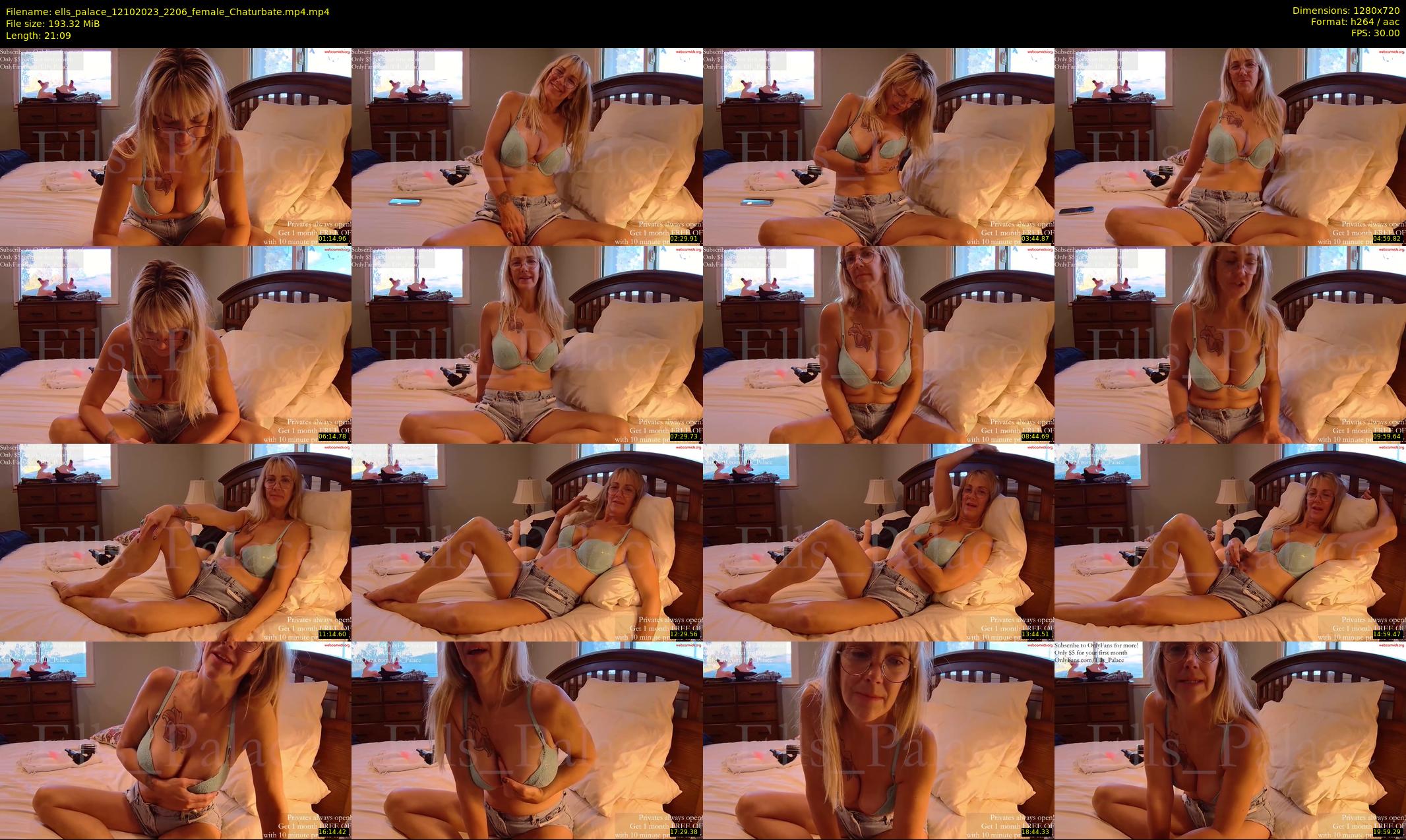 ells_palace — 22 minute Chaturbate female cam show recording, 720p, Oct 12, 2023