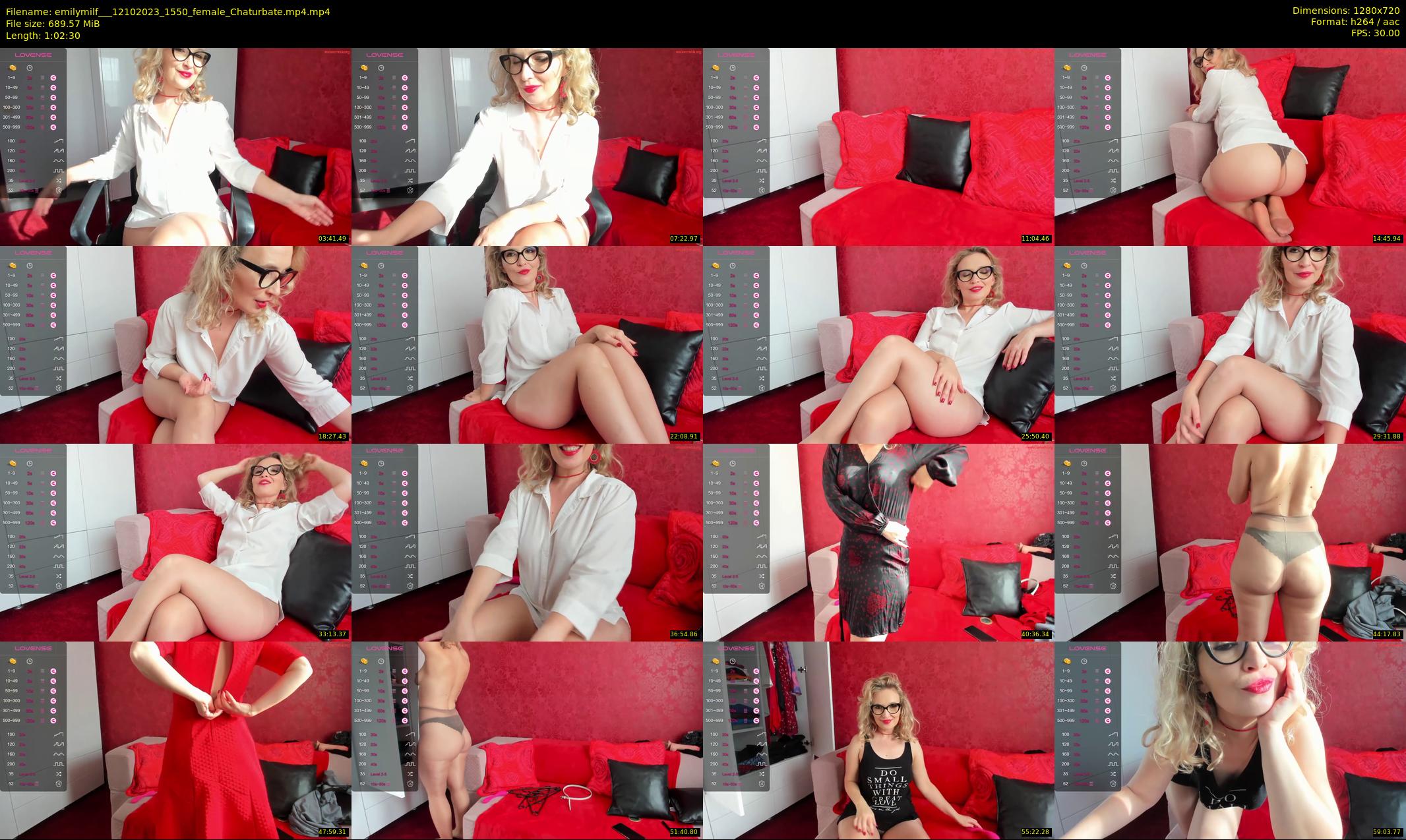 emilymilf__ — 63 minute Chaturbate female cam show recording, 720p, Oct 12, 2023