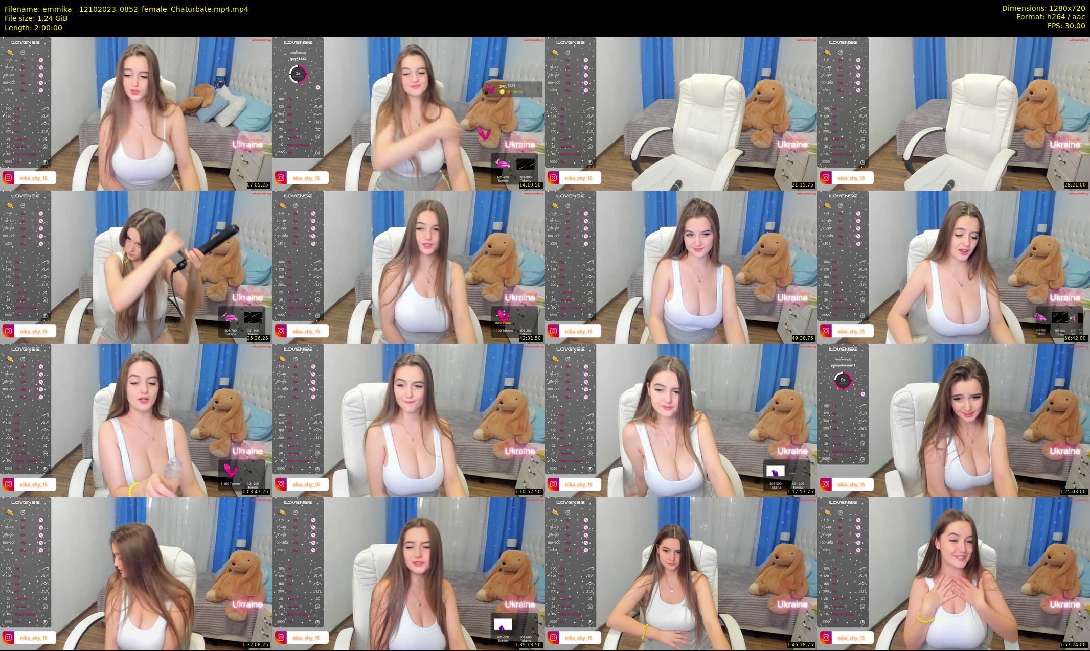 emmika_ — 120 minute Chaturbate female cam show recording, 720p, Oct 12, 2023
