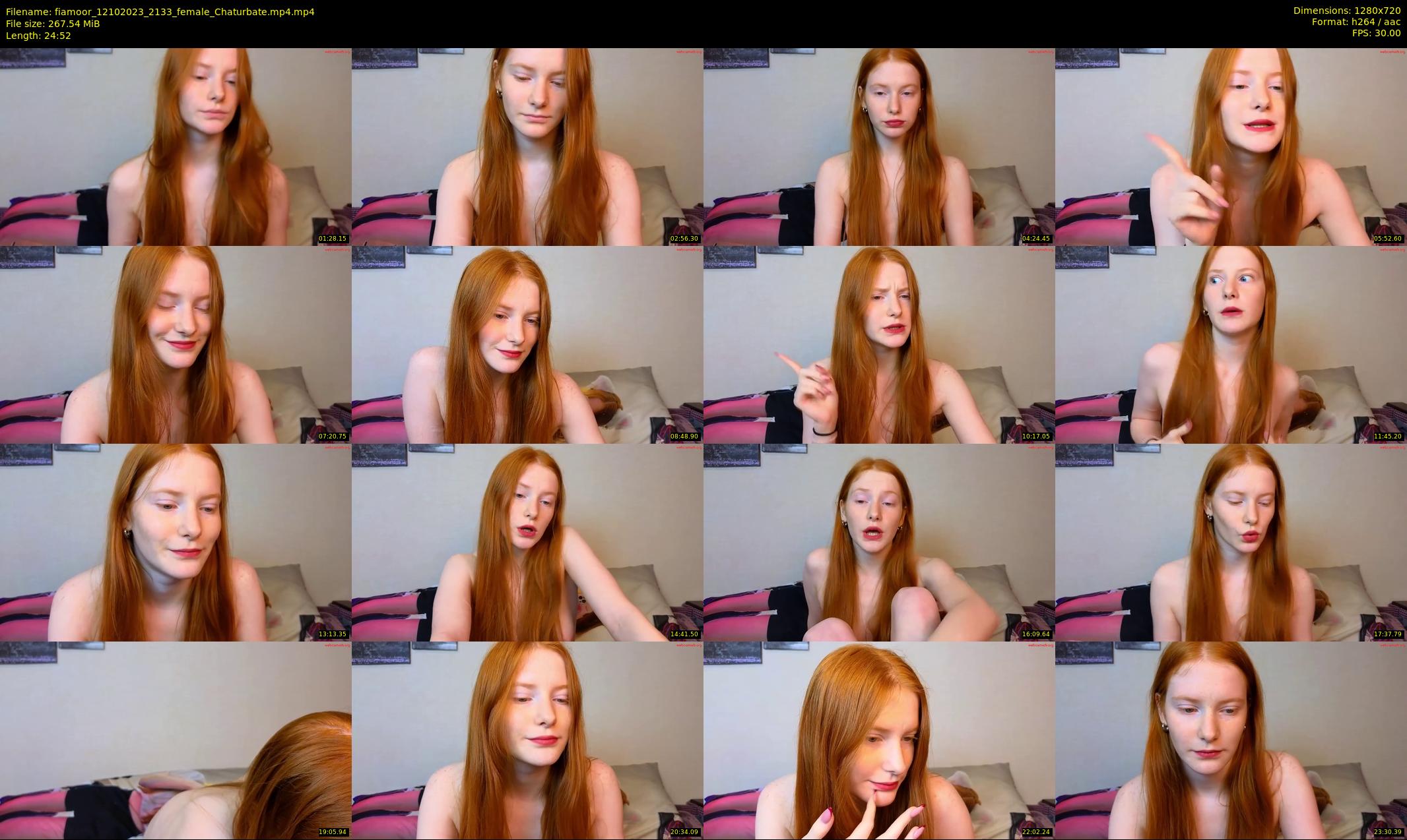 fiamoor — 25 minute Chaturbate female cam show recording, 720p, Oct 12, 2023