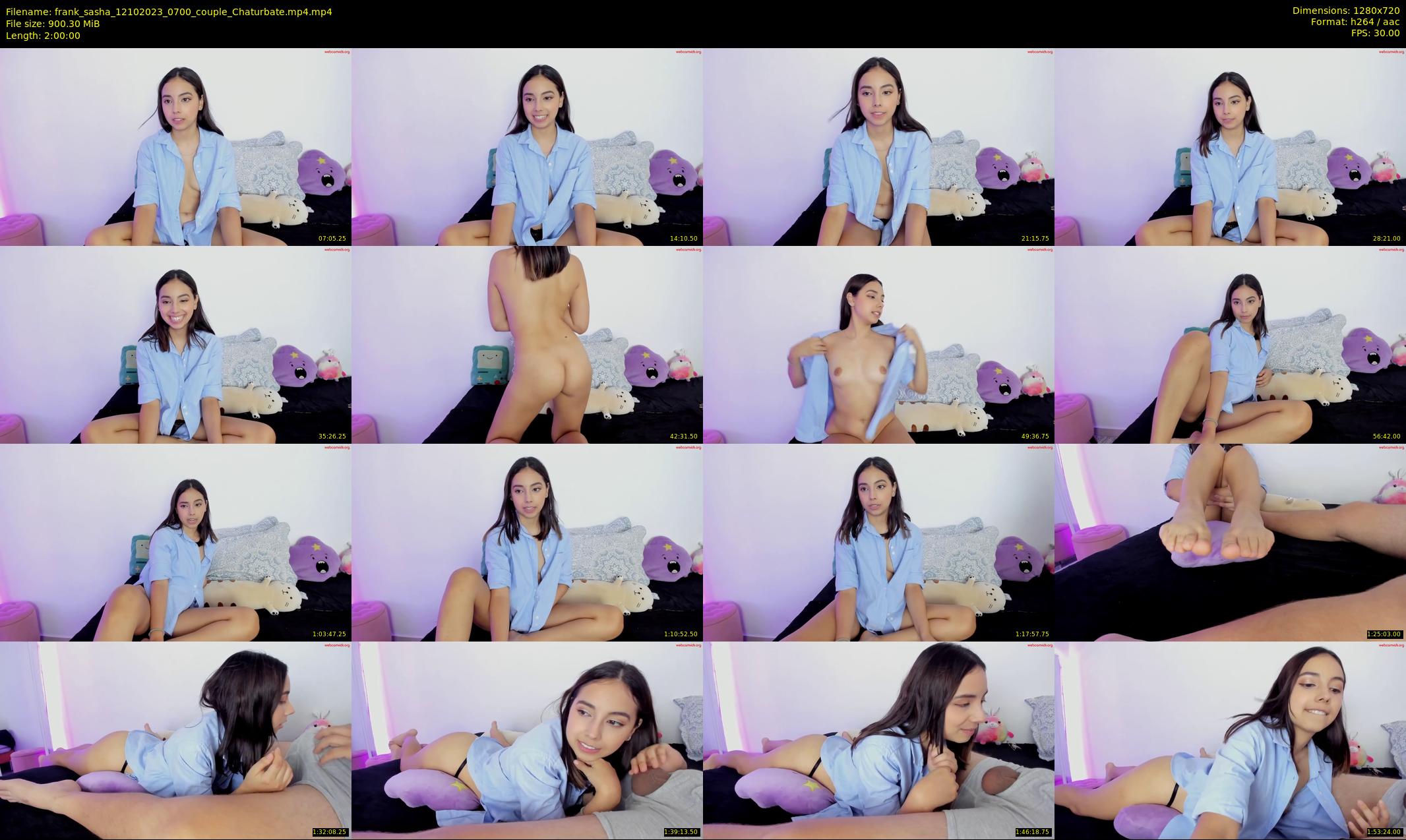 frank_sasha — 120 minute Chaturbate couple cam show recording, 720p, Oct 12, 2023
