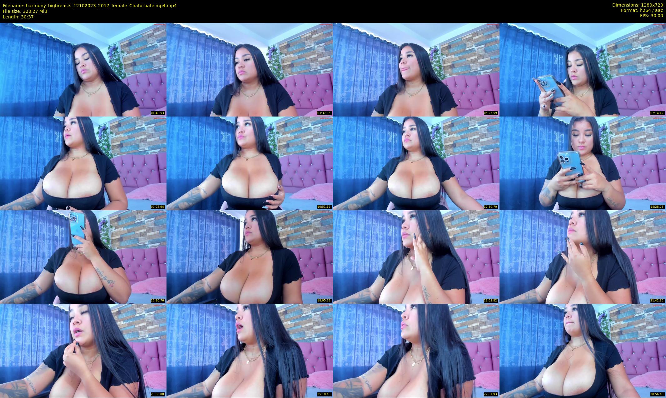 harmony_bigbreasts — 31 minute Chaturbate female cam show recording, 720p, Oct 12, 2023