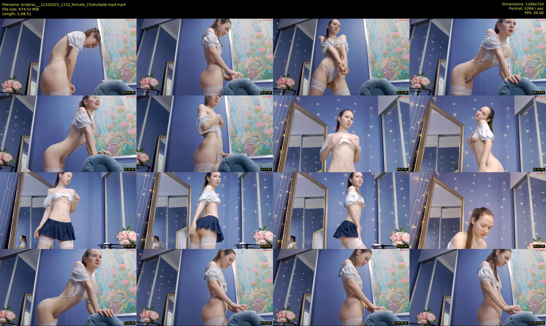 kriskras__ — 69 minute Chaturbate female cam show recording, 720p, Oct 12, 2023