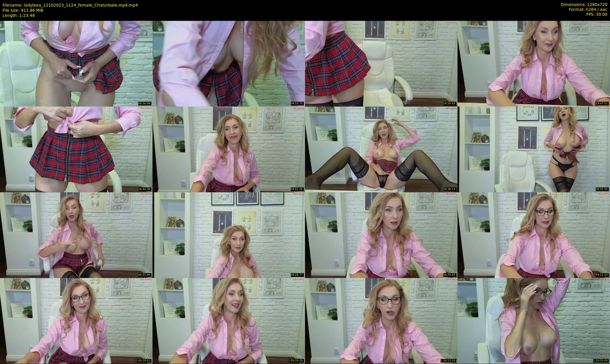 ladyleea — 84 minute Chaturbate female cam show recording, 720p, Oct 12, 2023