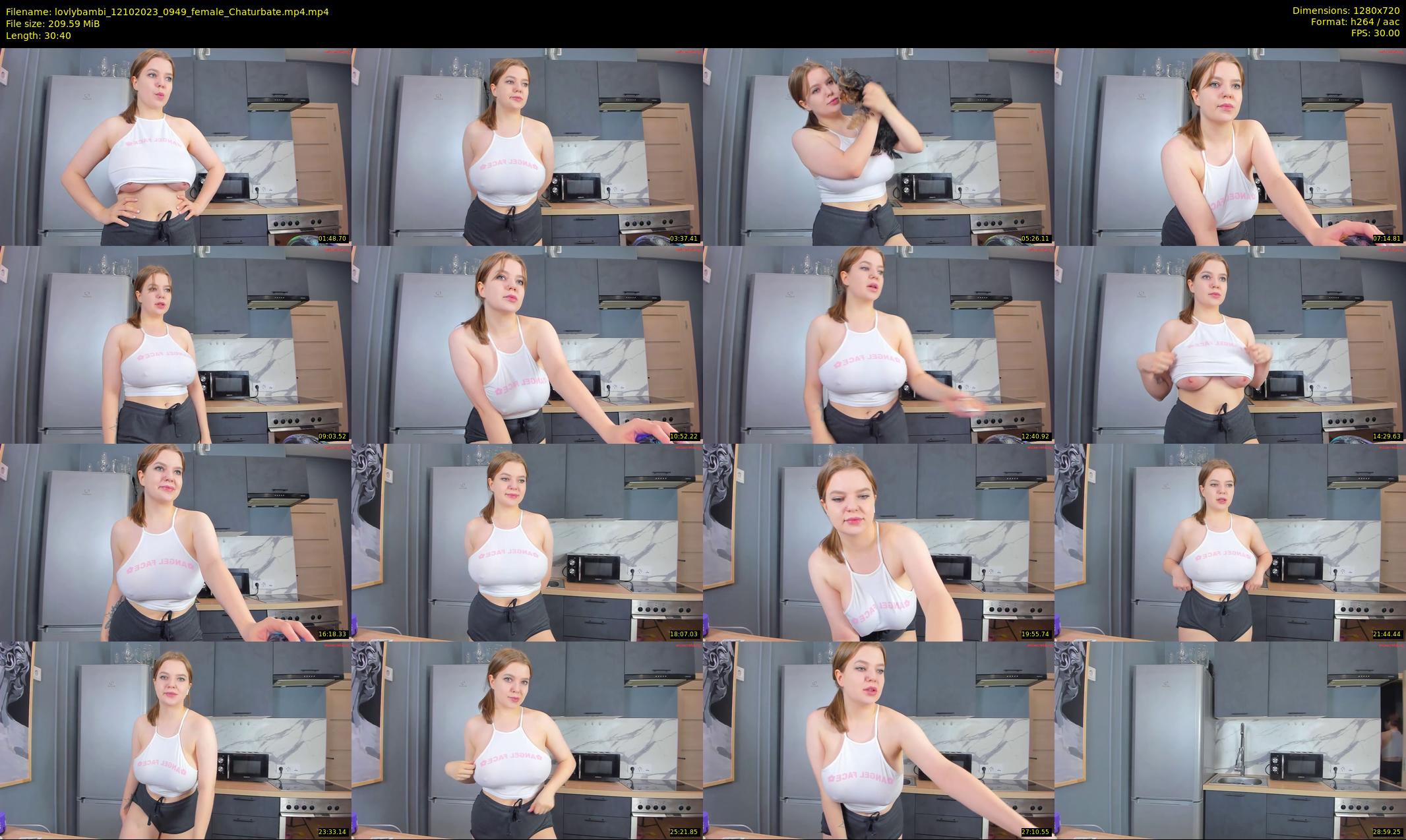 lovlybambi — 31 minute Chaturbate female cam show recording, 720p, Oct 12, 2023