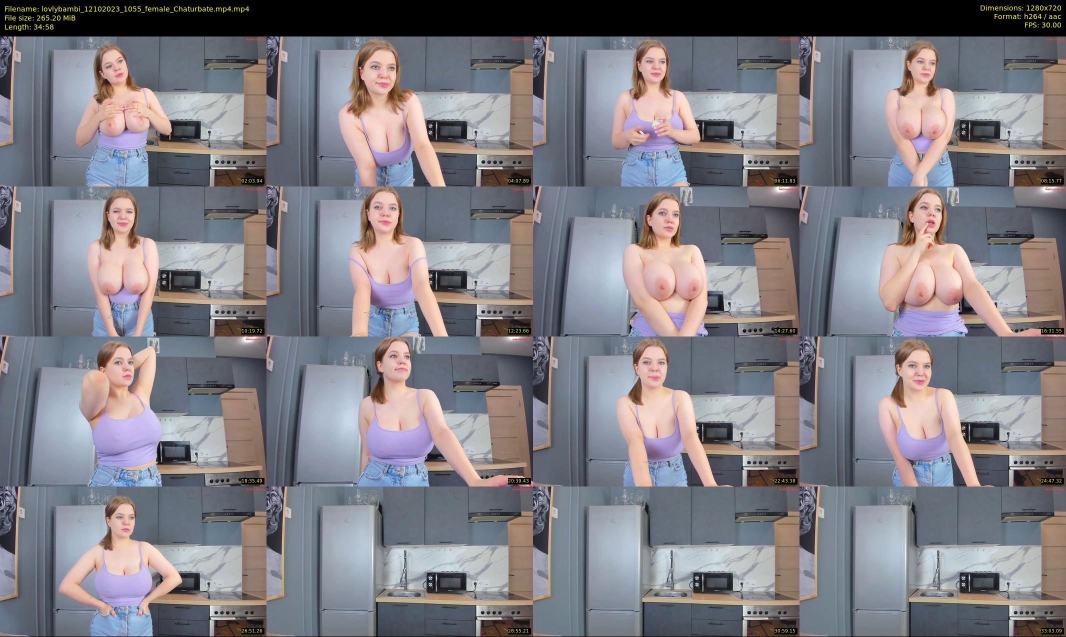 lovlybambi — 35 minute Chaturbate female cam show recording, 720p, Oct 12, 2023