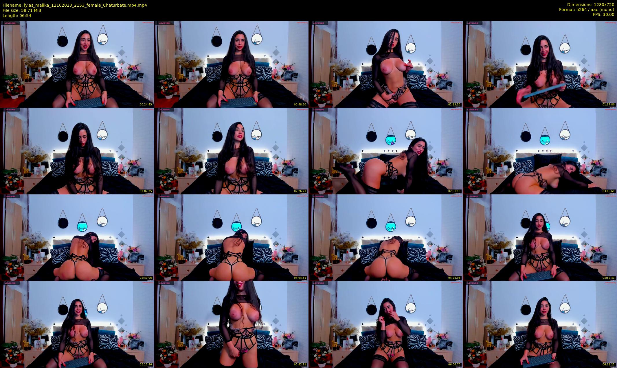 lylas_malika — 7 minute Chaturbate female cam show recording, 720p, Oct 12, 2023