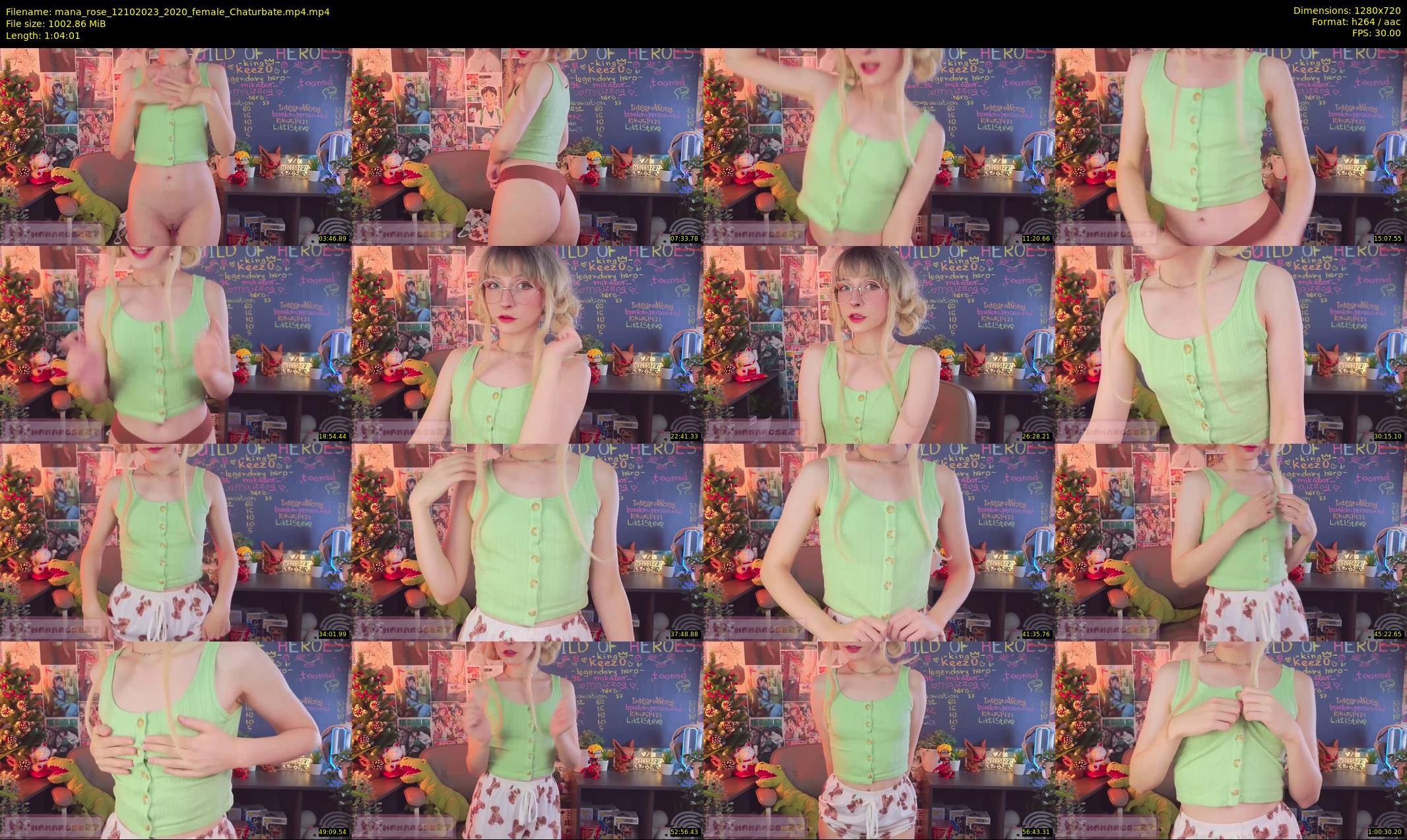 mana_rose — 65 minute Chaturbate female cam show recording, 720p, Oct 12, 2023