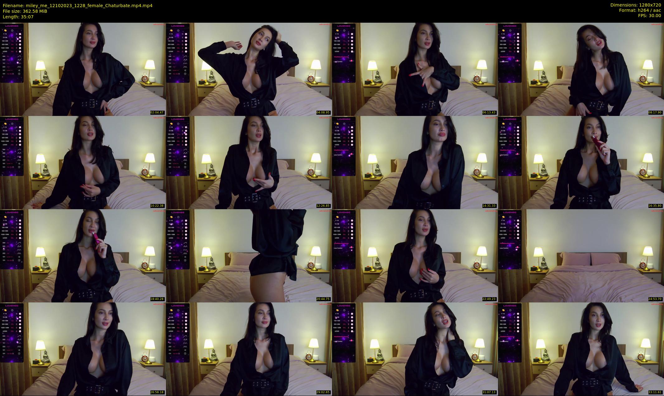 miley_me — 36 minute Chaturbate female cam show recording, 720p, Oct 12, 2023