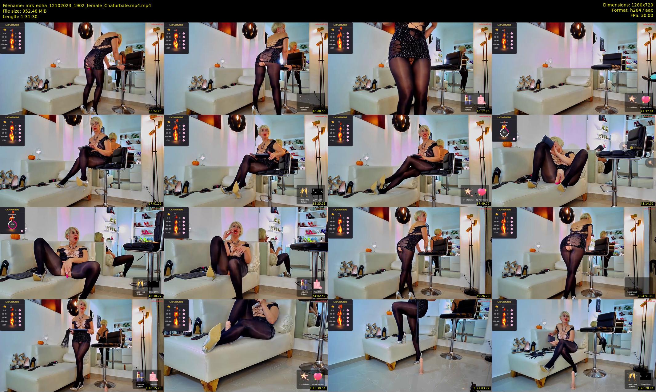 mrs_edha — 92 minute Chaturbate female cam show recording, 720p, Oct 12, 2023