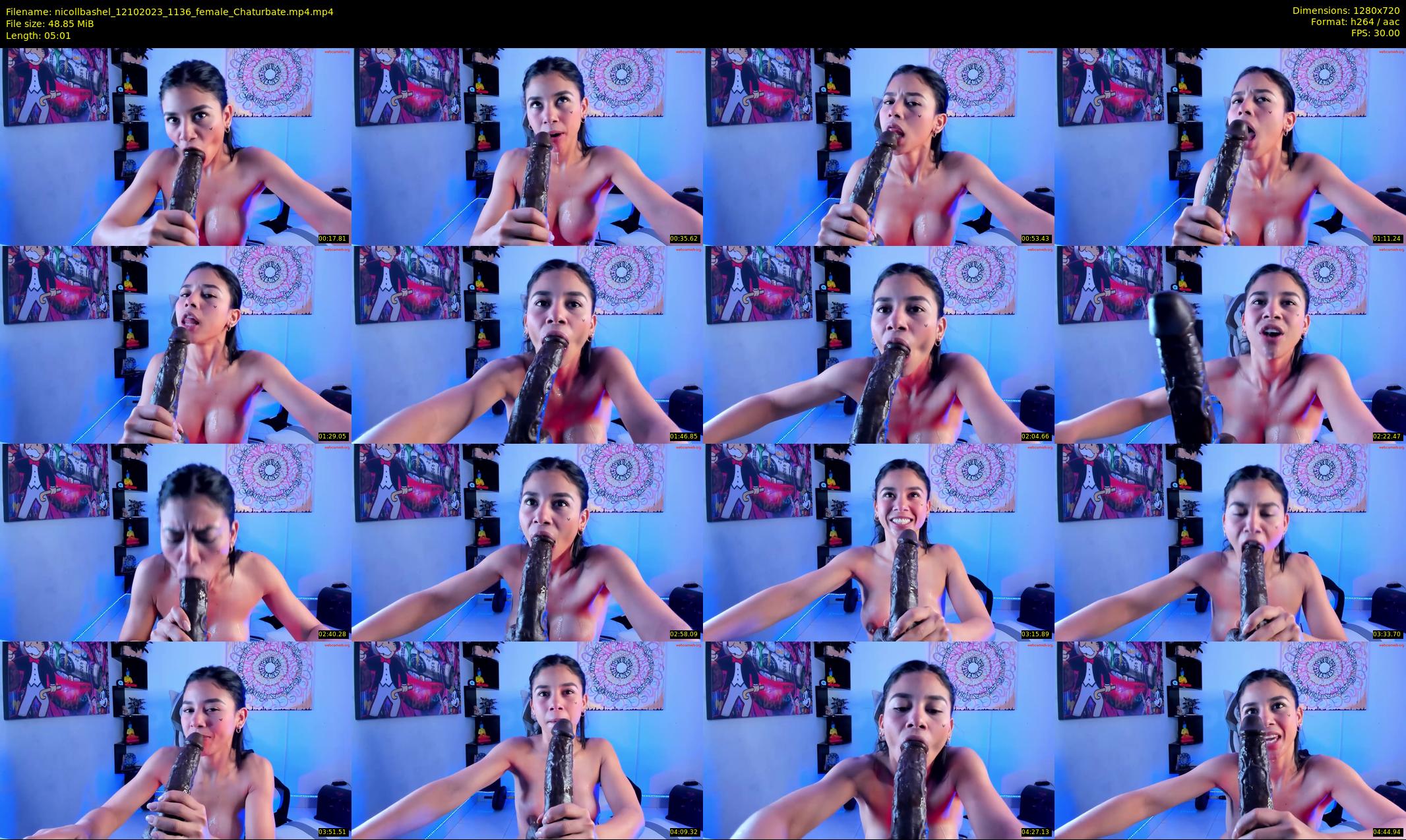 nicollbashel — 6 minute Chaturbate female cam show recording, 720p, Oct 12, 2023
