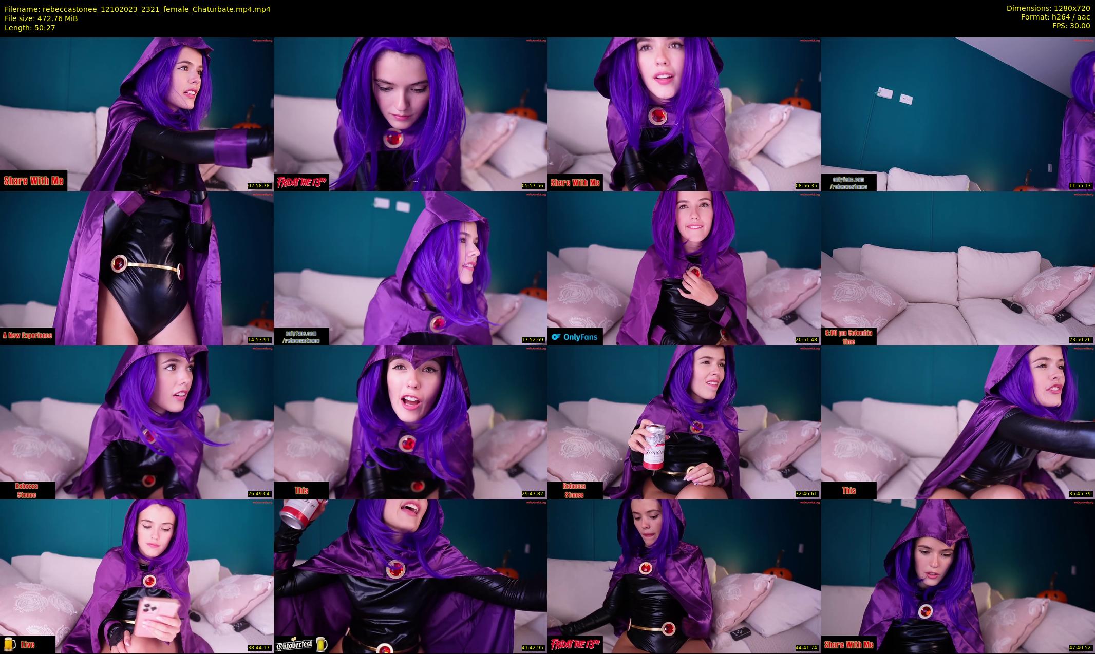 rebeccastonee — 51 minute Chaturbate female cam show recording, 720p, Oct 12, 2023
