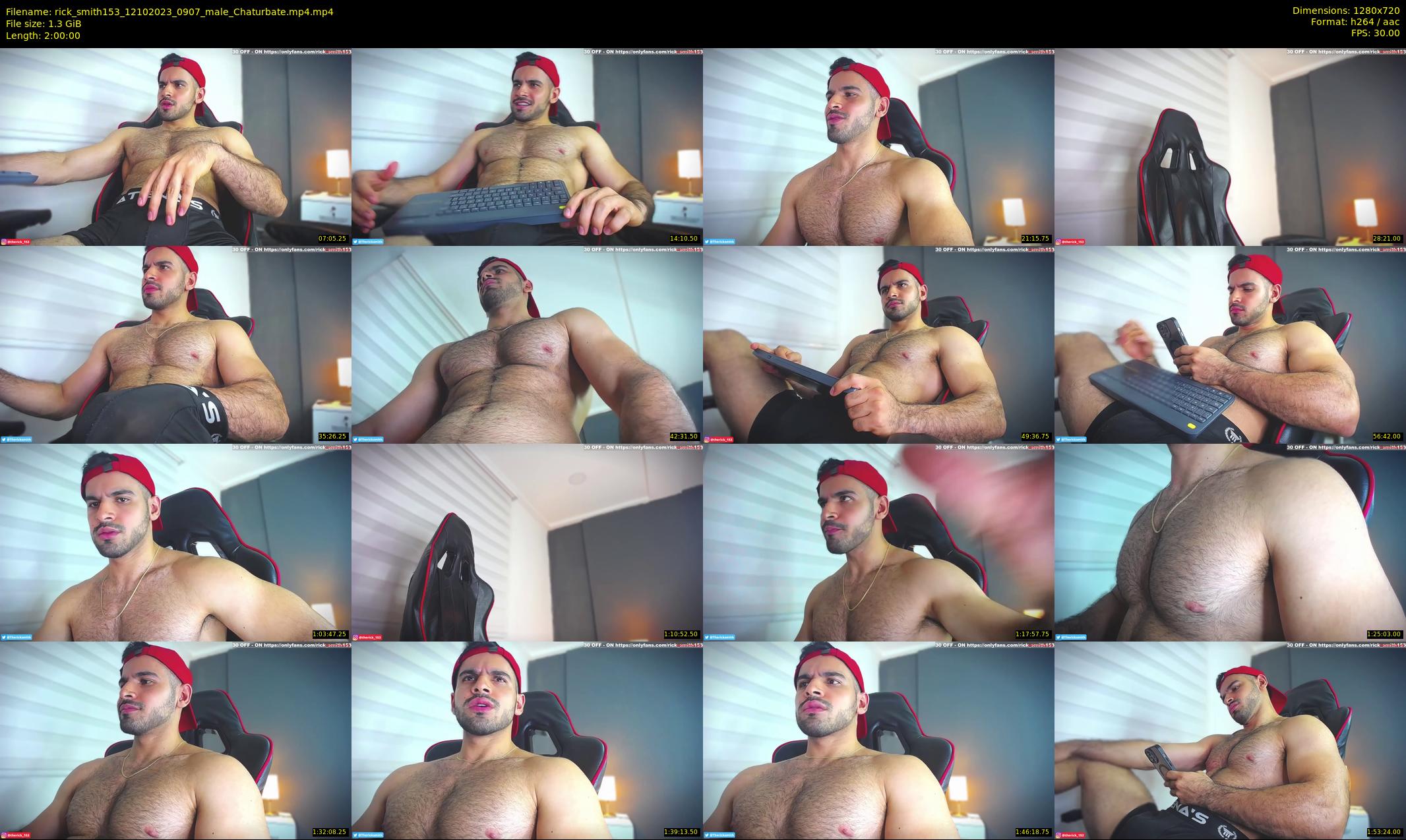 rick_smith153 — 120 minute Chaturbate male cam show recording, 720p, Oct 12, 2023
