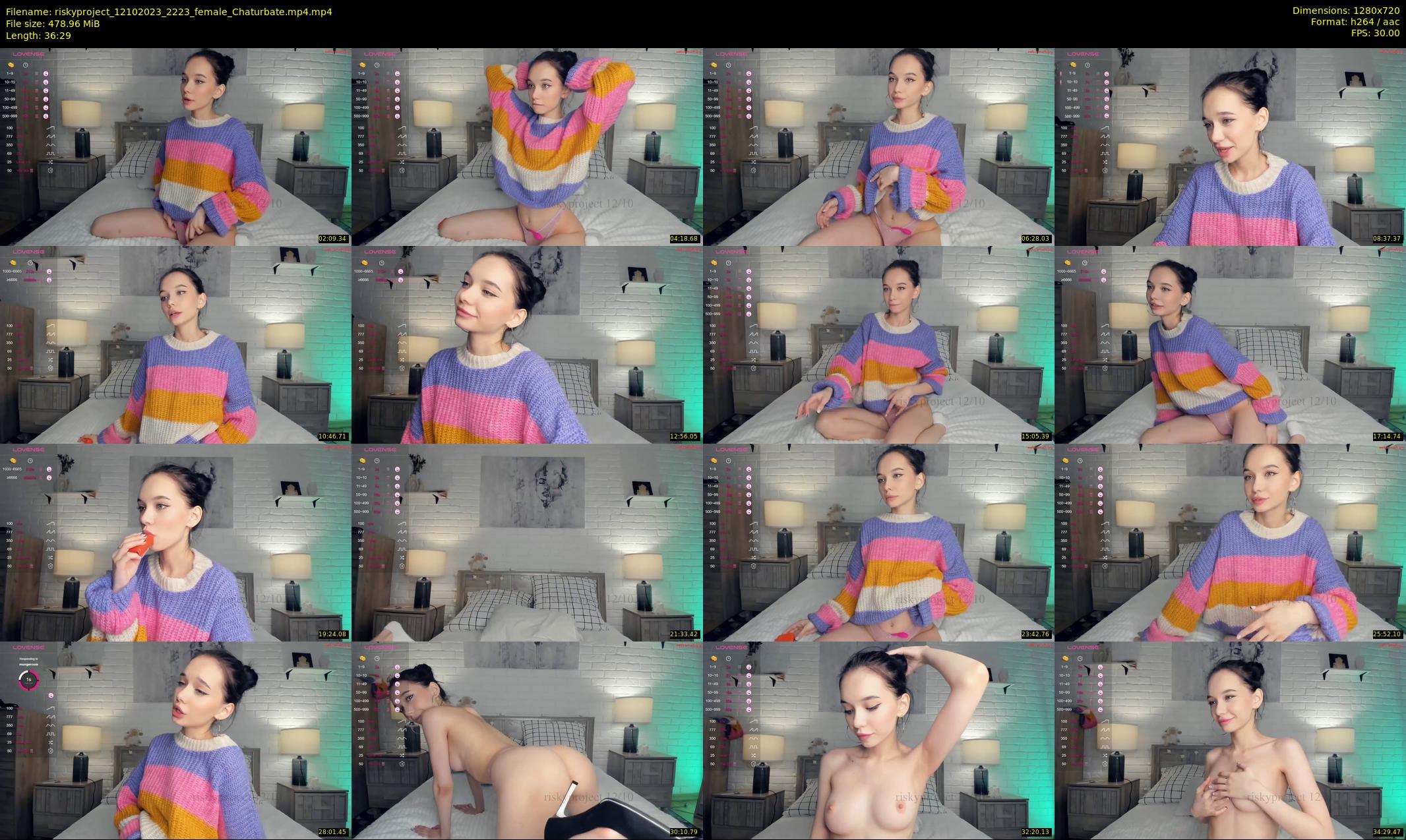 riskyproject — 37 minute Chaturbate couple cam show recording, 720p, Oct 12, 2023