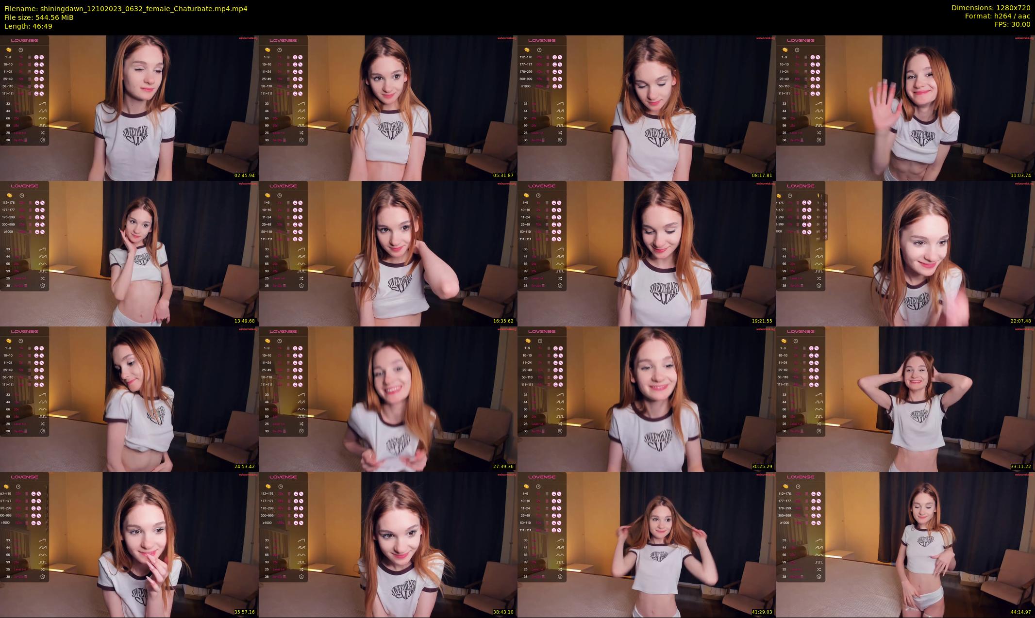shiningdawn — 47 minute Chaturbate female cam show recording, 720p, Oct 12, 2023