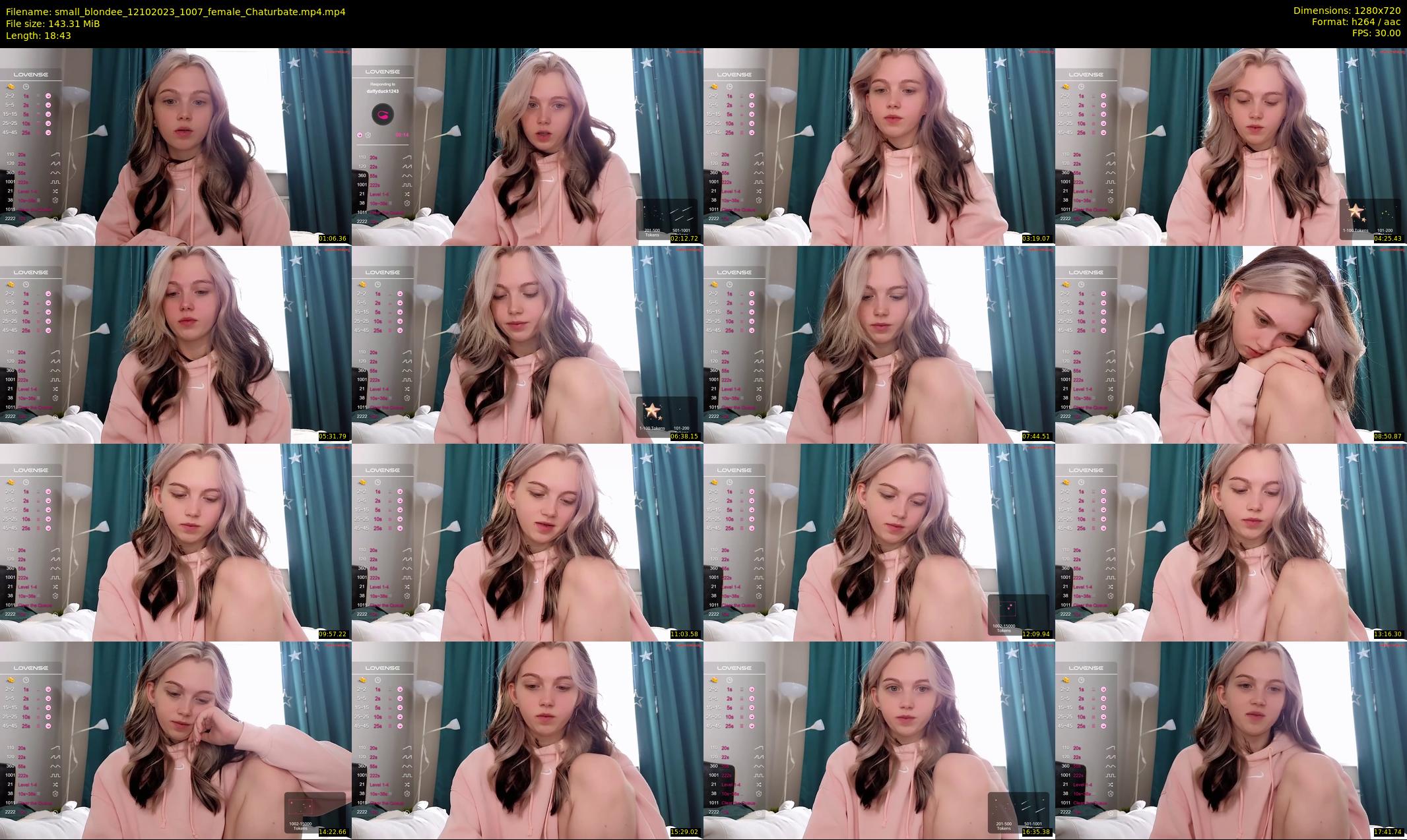 small_blondee — 19 minute Chaturbate female cam show recording, 720p, Oct 12, 2023