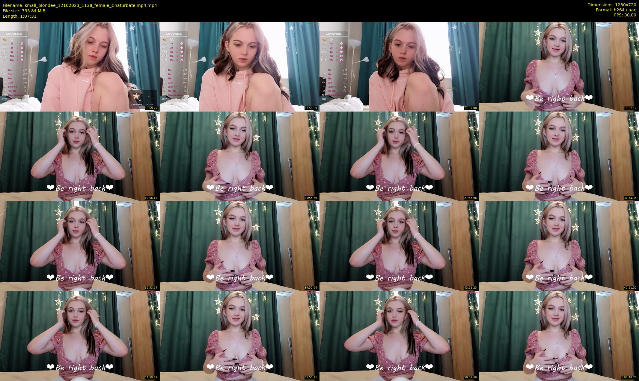 small_blondee — 68 minute Chaturbate female cam show recording, 720p, Oct 12, 2023