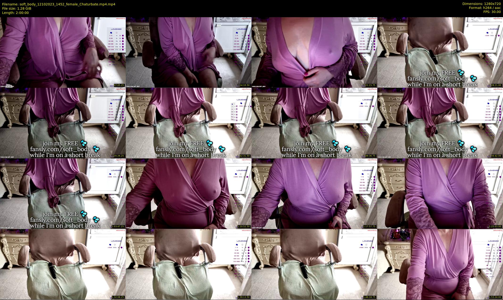 soft_body — 120 minute Chaturbate female cam show recording, 720p, Oct 12, 2023