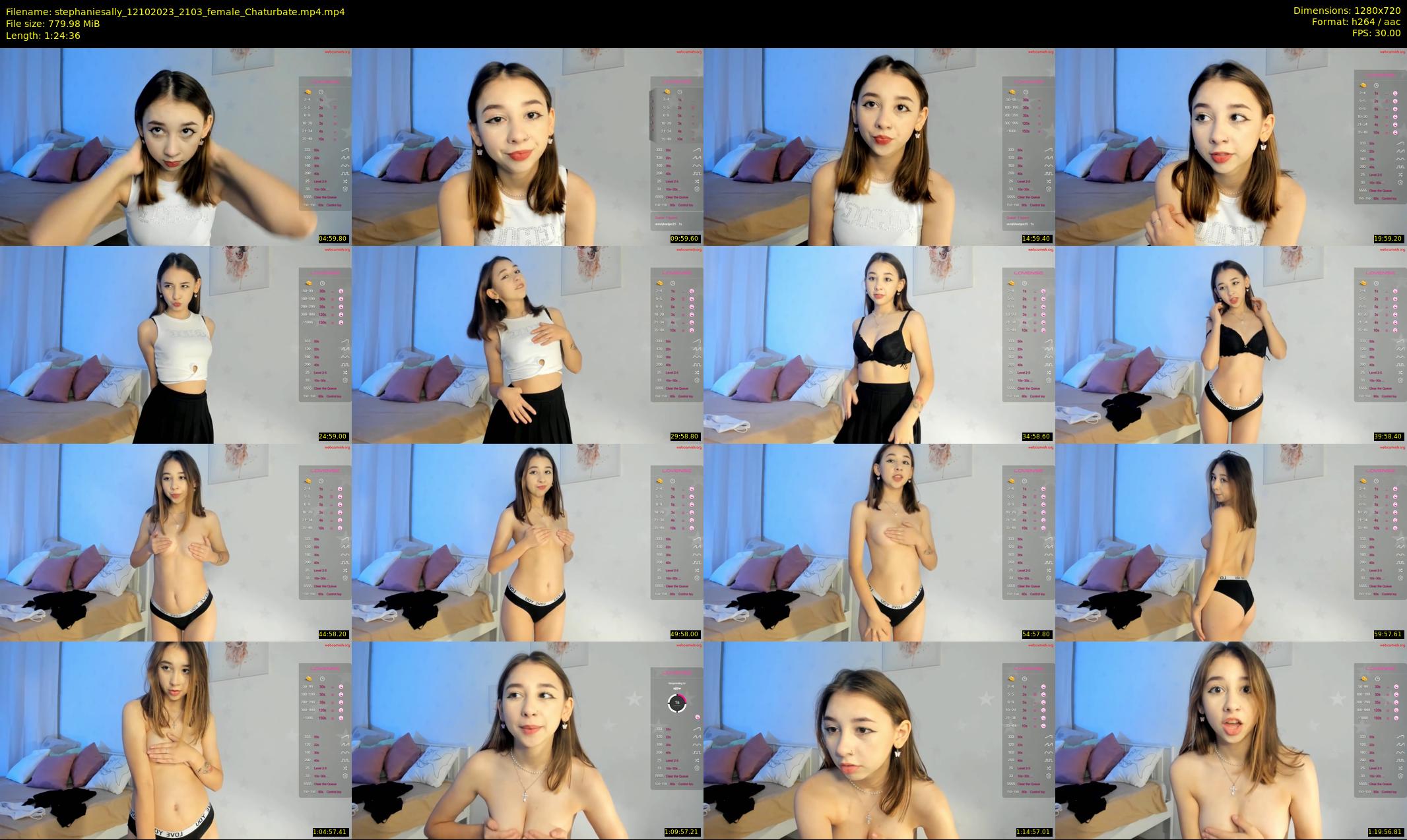 stephaniesally — 85 minute Chaturbate female cam show recording, 720p, Oct 12, 2023